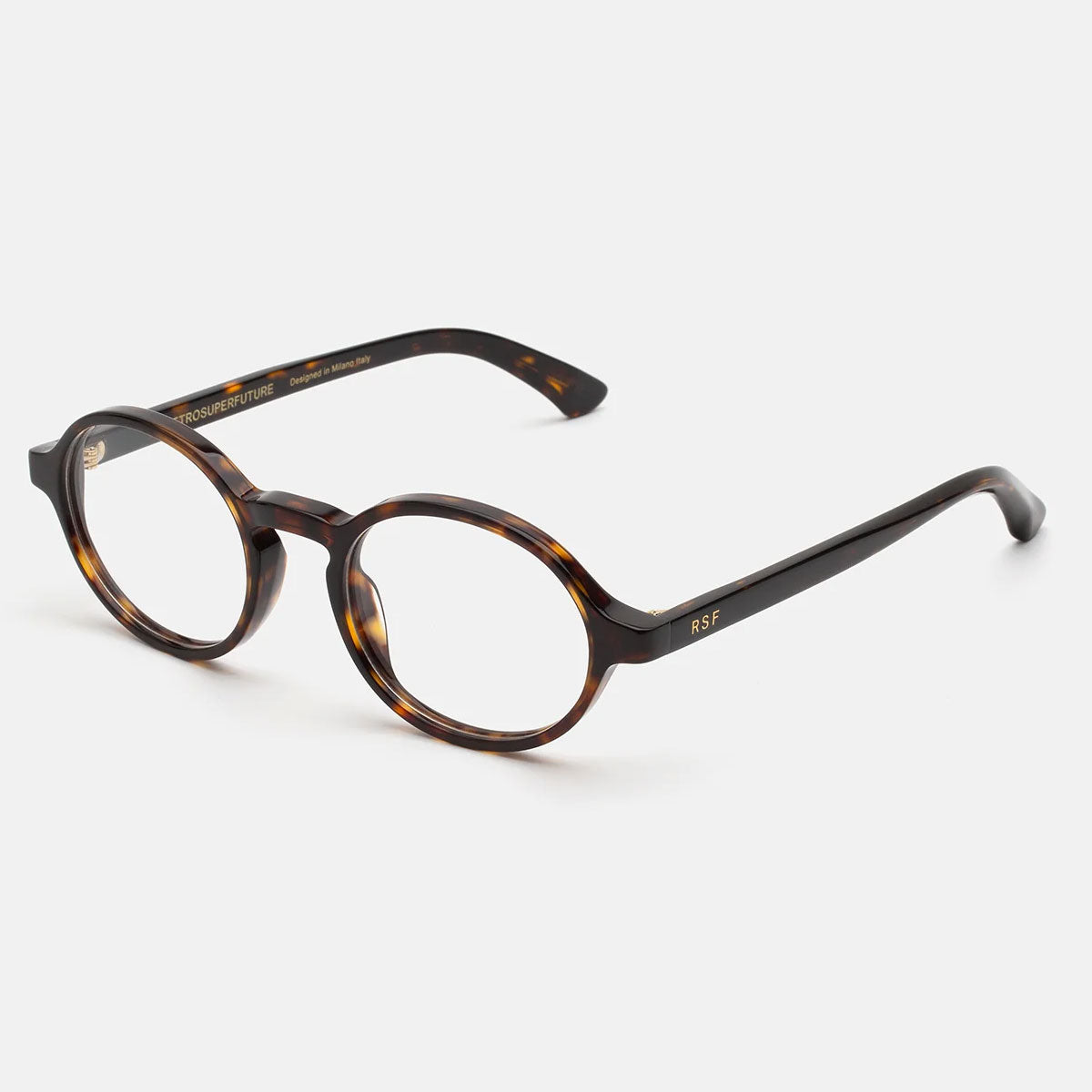 RetroSuperFuture Occhiali da Vista IOJ6 PBQ Numero 140 Marrone/Trasparente Unisex