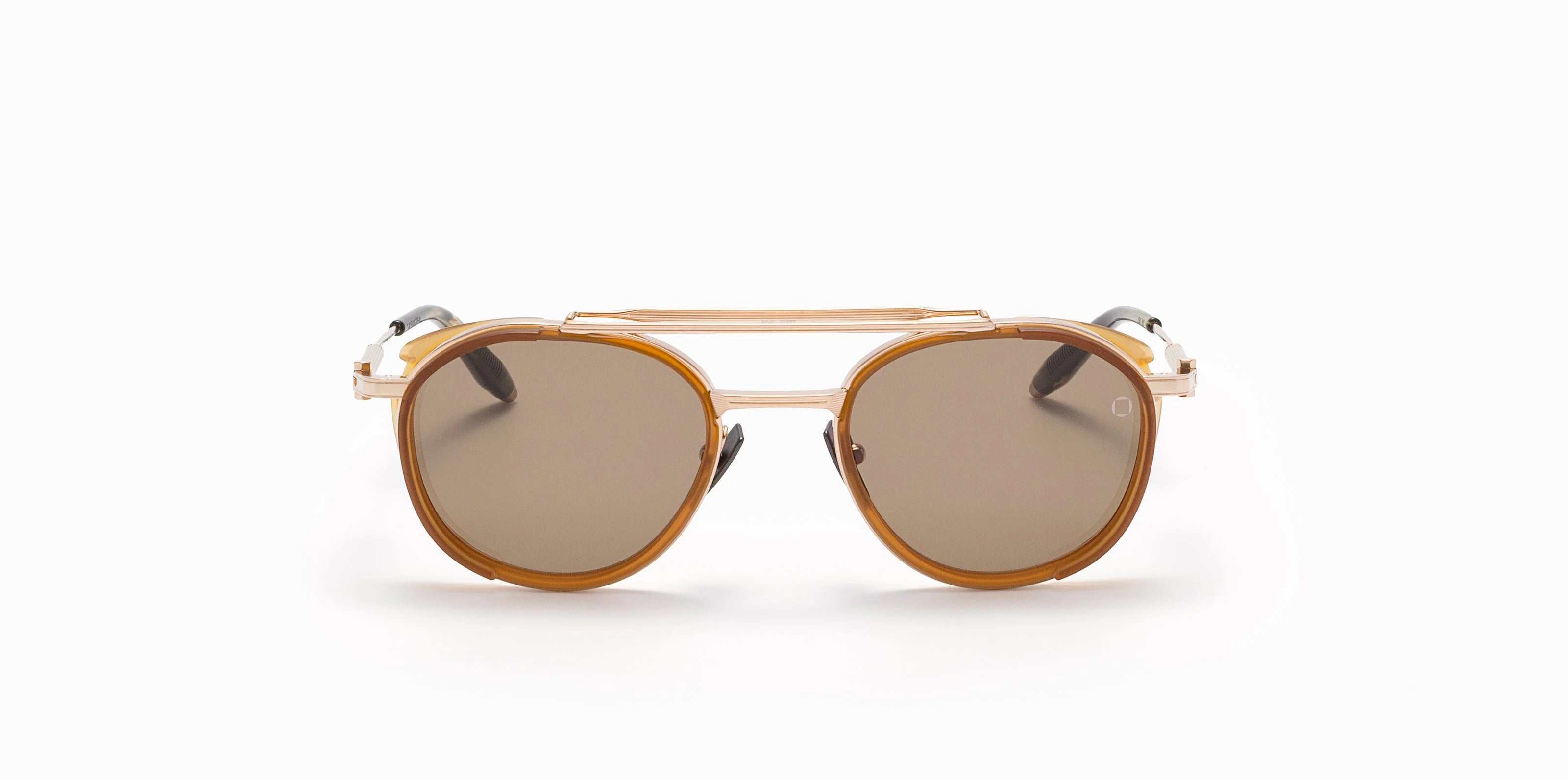 Occhiali da sole AKONI SKYMAPPER Brushed White Gold