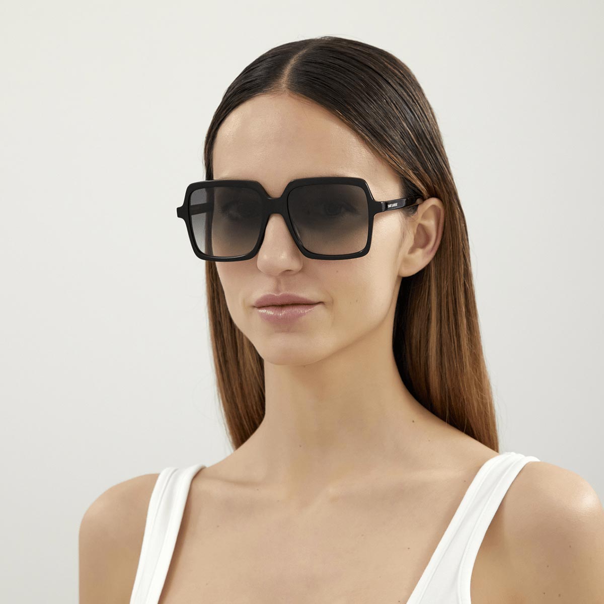 Saint Laurent Occhiali da Sole SL 174 001 Nero/Grigio Sfumato Donna