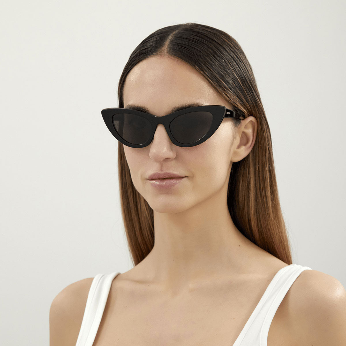 Saint Laurent Occhiali da Sole SL 213 LILY 001 Nero/Grigio Donna