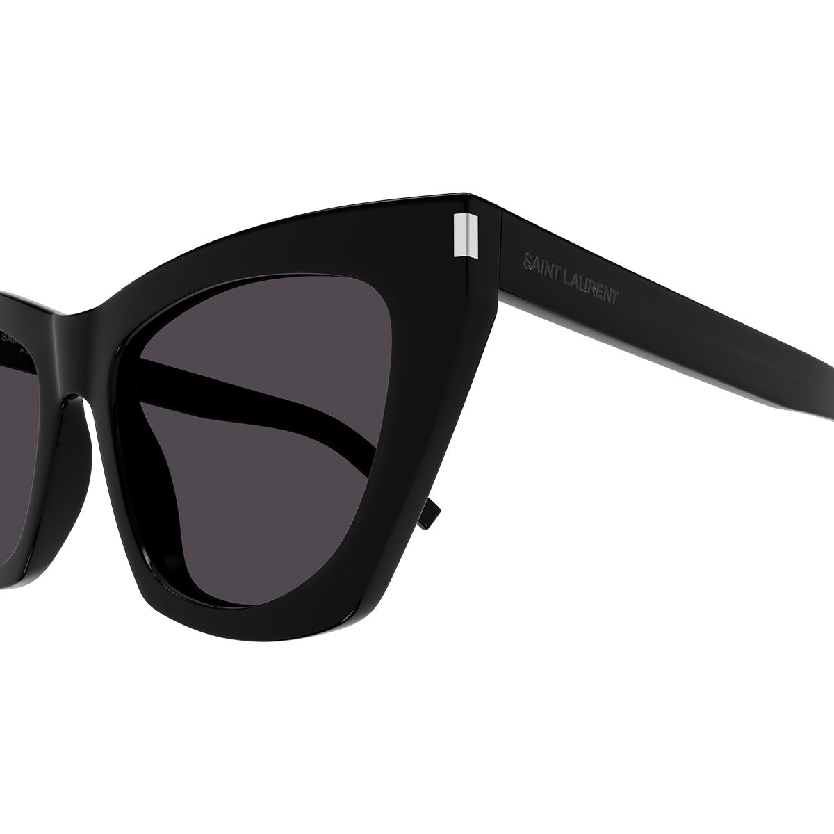 Saint Laurent Occhiali da Sole SL 214 KATE 001 New Wave Nero/Grigio Donna