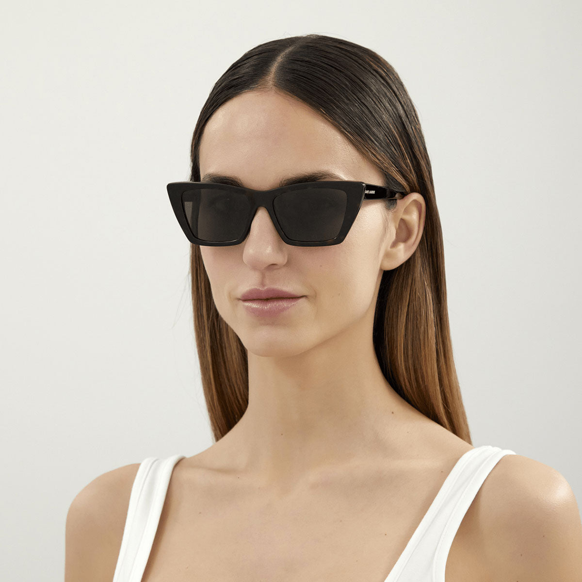 Saint Laurent Occhiali da Sole SL 276 MICA 002 New Wave Marrone/Grigio Donna