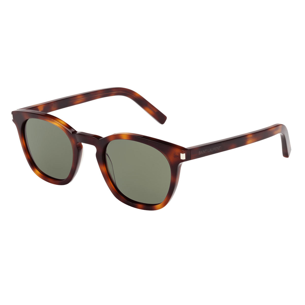 Saint Laurent Occhiali da Sole SL 28 003 Marrone/Verde Unisex