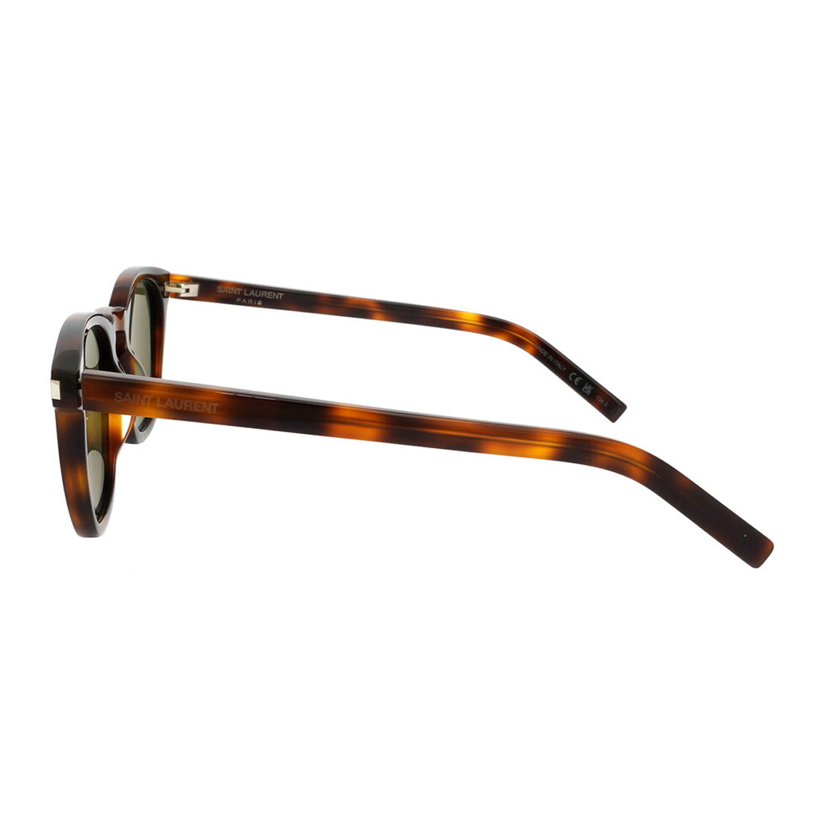 Saint Laurent Occhiali da Sole SL 28 003 Marrone/Verde Unisex