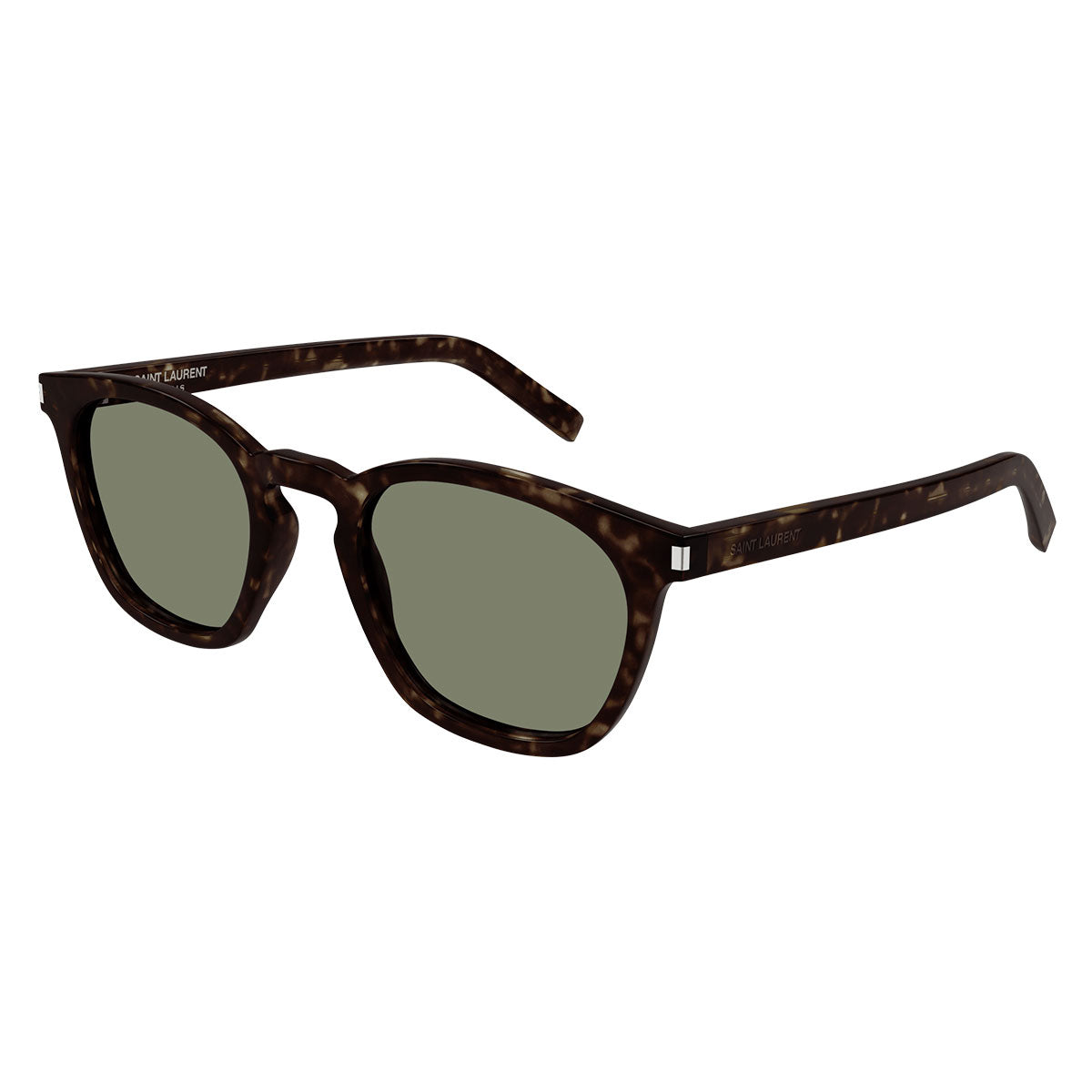 Saint Laurent Occhiali da Sole SL 28 049 Marrone/Verde Unisex