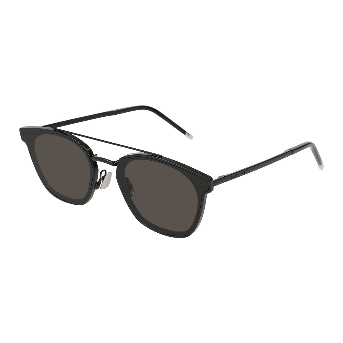 Saint Laurent Occhiali da Sole SL 28 METAL 001 Nero/Grigio Unisex