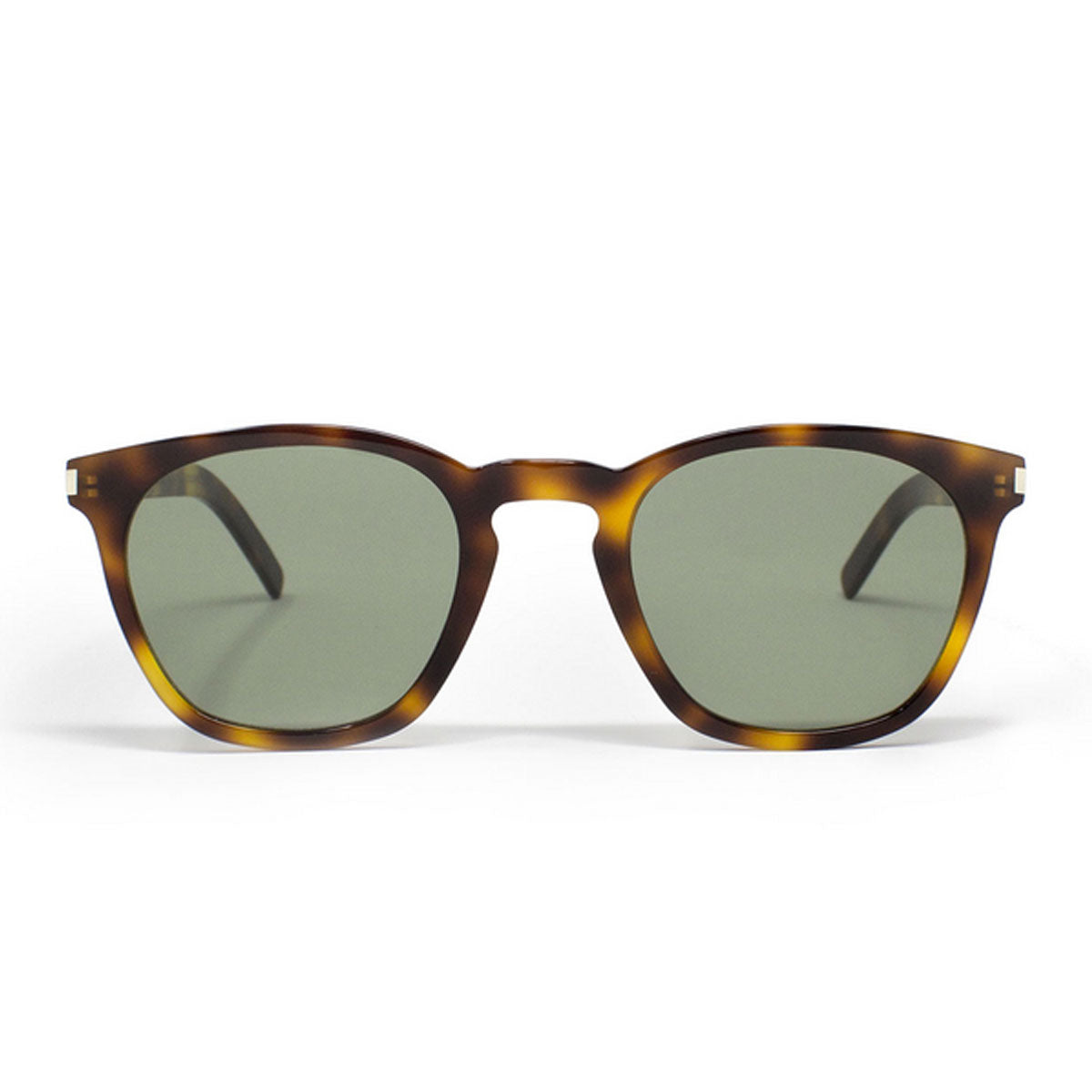 Saint Laurent Occhiali da Sole SL 28 SLIM 002 Marrone/Verde Unisex