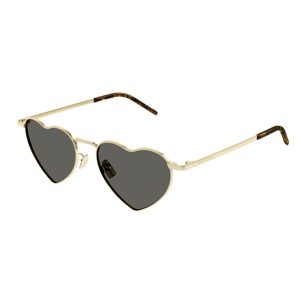 Saint Laurent Occhiali da Sole SL 301 LOULOU 004 Lou Lou Oro/Grigio Unisex
