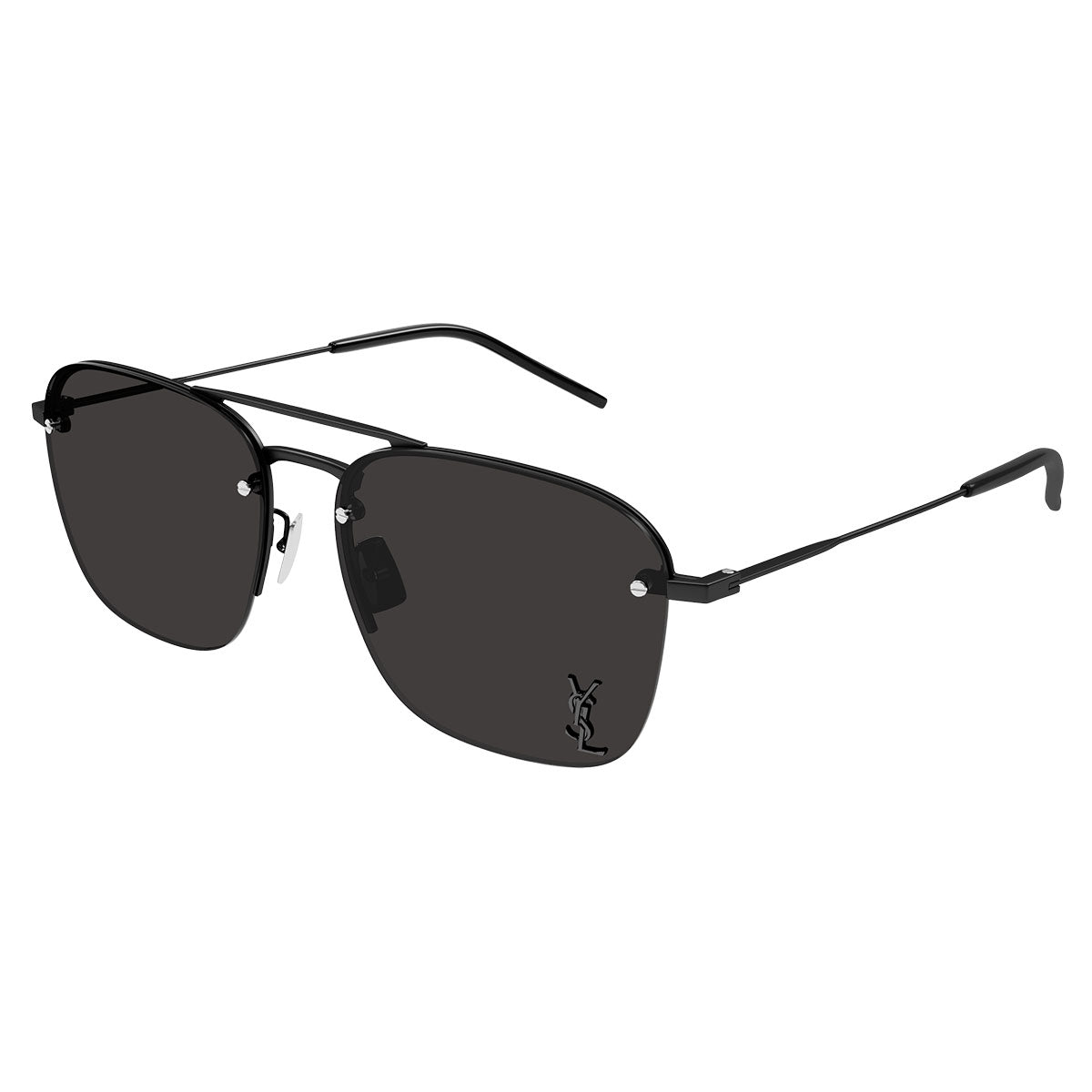 Saint Laurent Occhiali da Sole SL 309 M 001 Nero Opaco/Nero Unisex