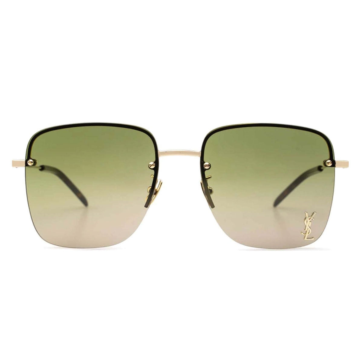 Saint Laurent Occhiali da Sole SL 312 M 003 Oro/Verde Donna