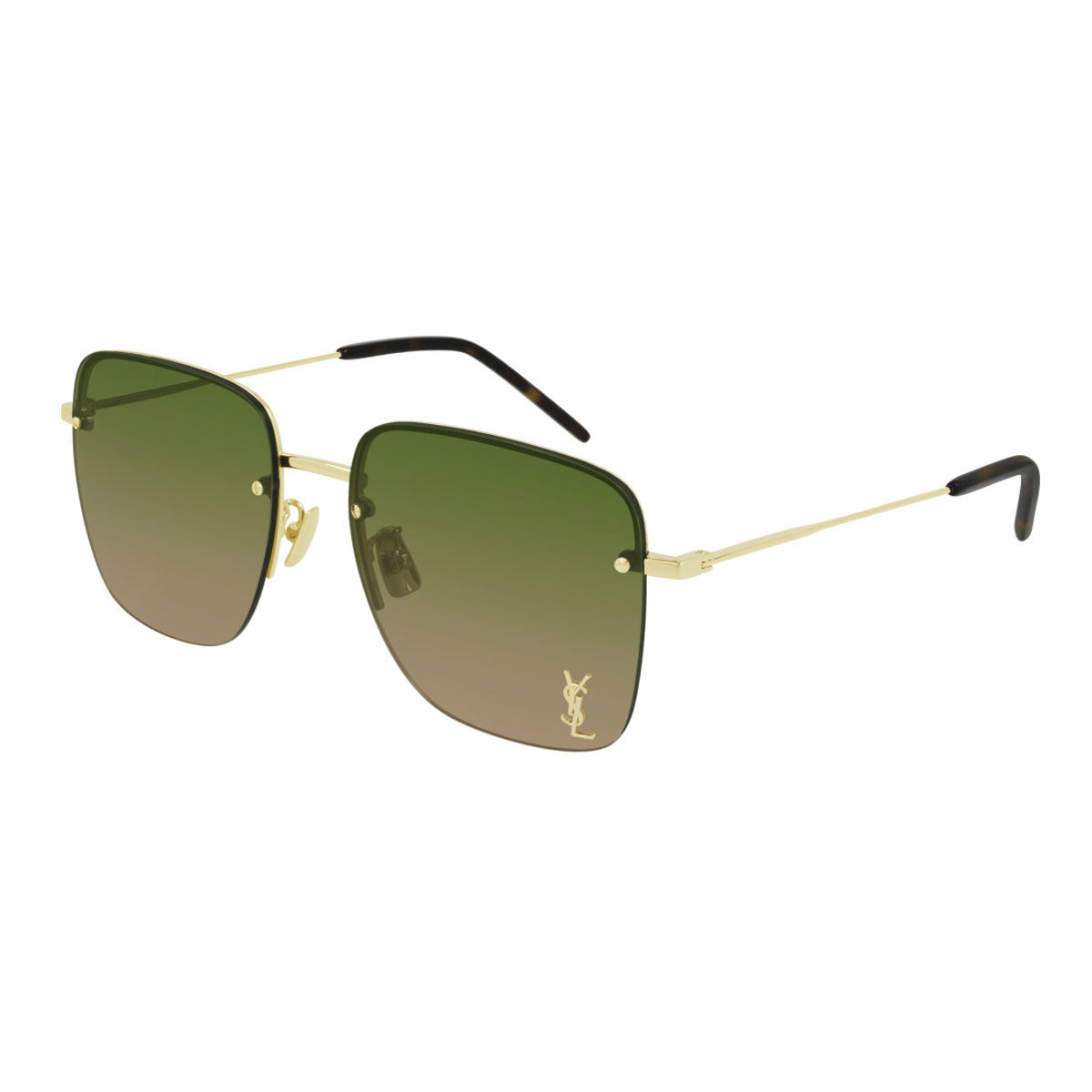 Saint Laurent Occhiali da Sole SL 312 M 003 Oro/Verde Donna