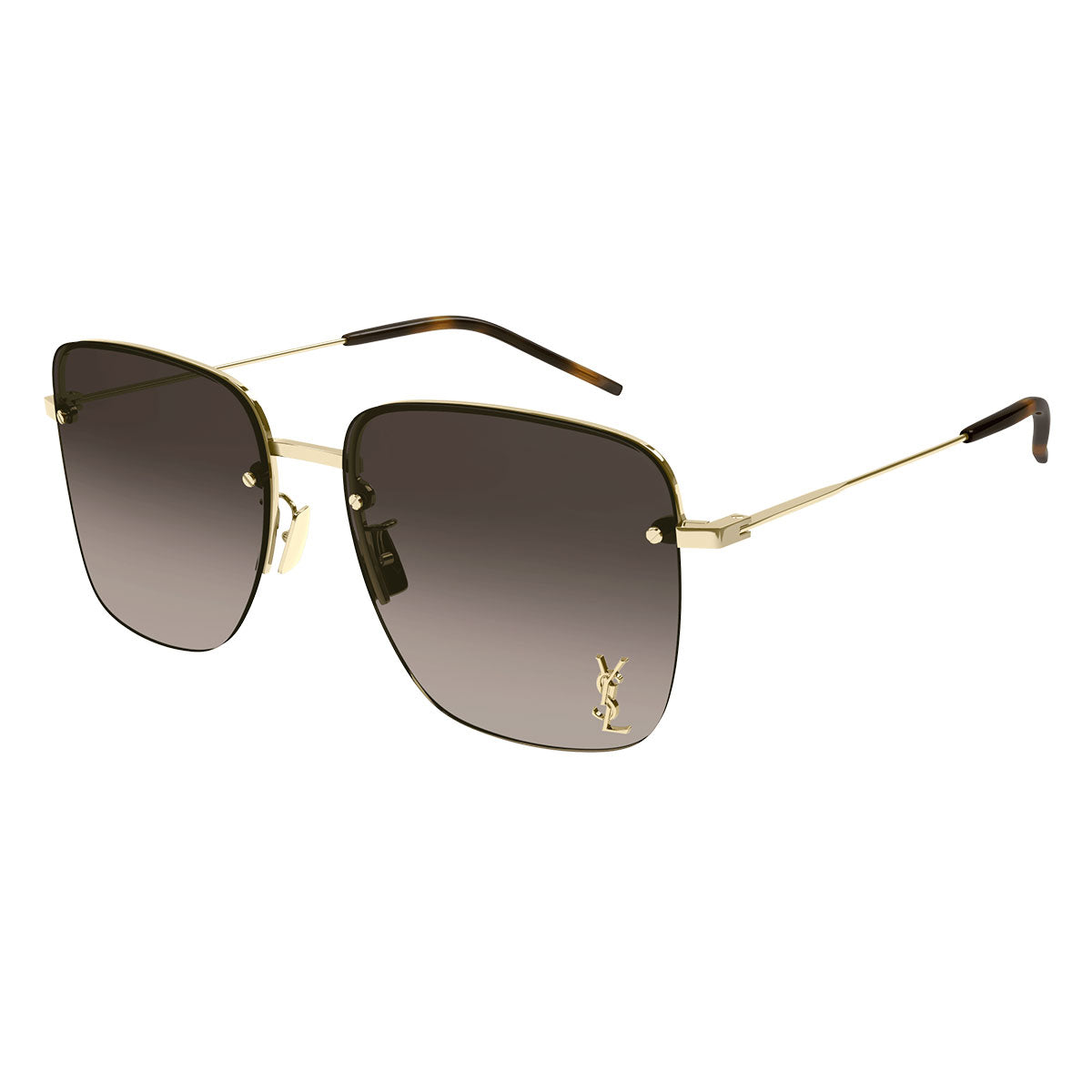 Saint Laurent Occhiali da Sole SL 312 M 008 Oro/Marrone Donna