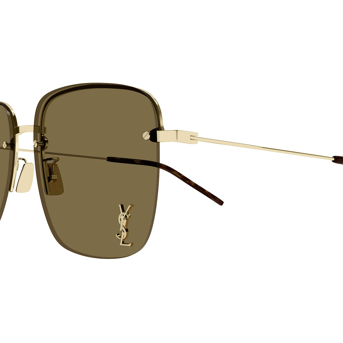 Saint Laurent Occhiali da Sole SL 312 M 014 Oro/Marrone Scuro Donna