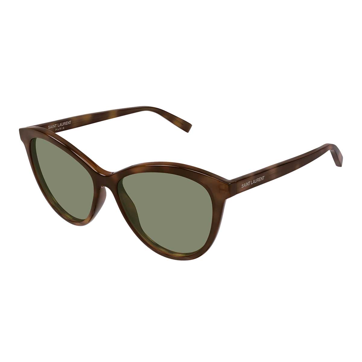Saint Laurent Occhiali da Sole SL 456 010 Marrone/Verde Donna 2