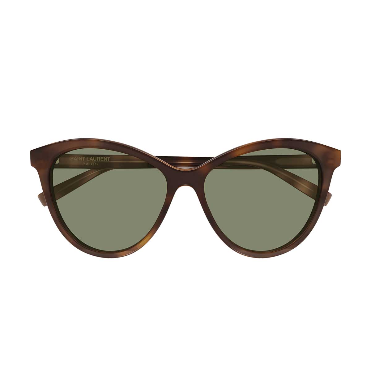 Saint Laurent Occhiali da Sole SL 456 010 Marrone/Verde Donna