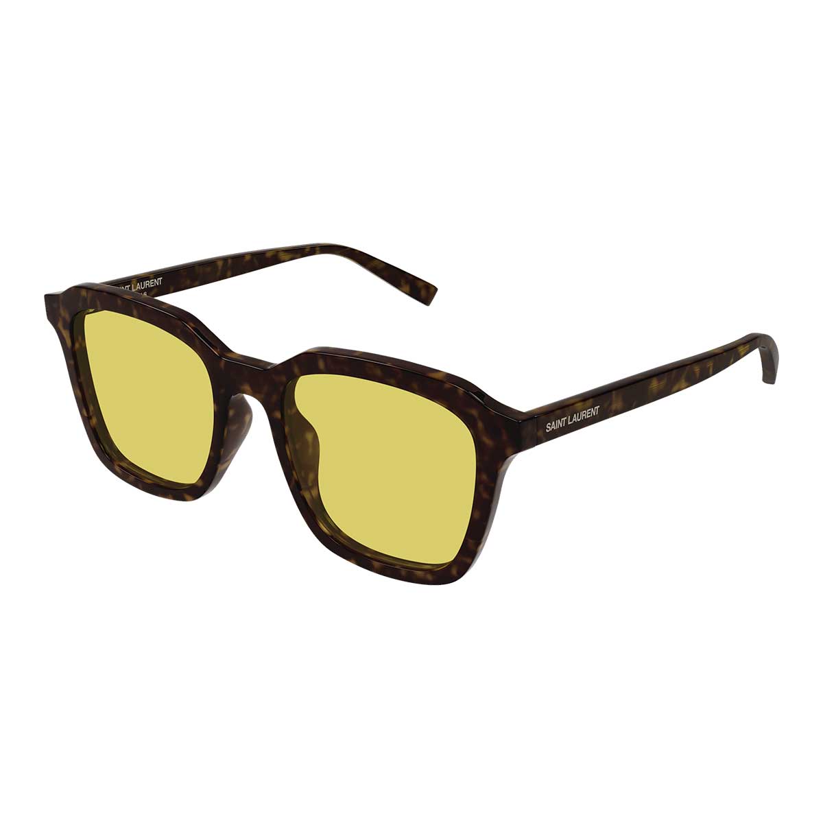 Saint Laurent Occhiali da Sole SL 457 009 Marrone/Giallo Uomo 2