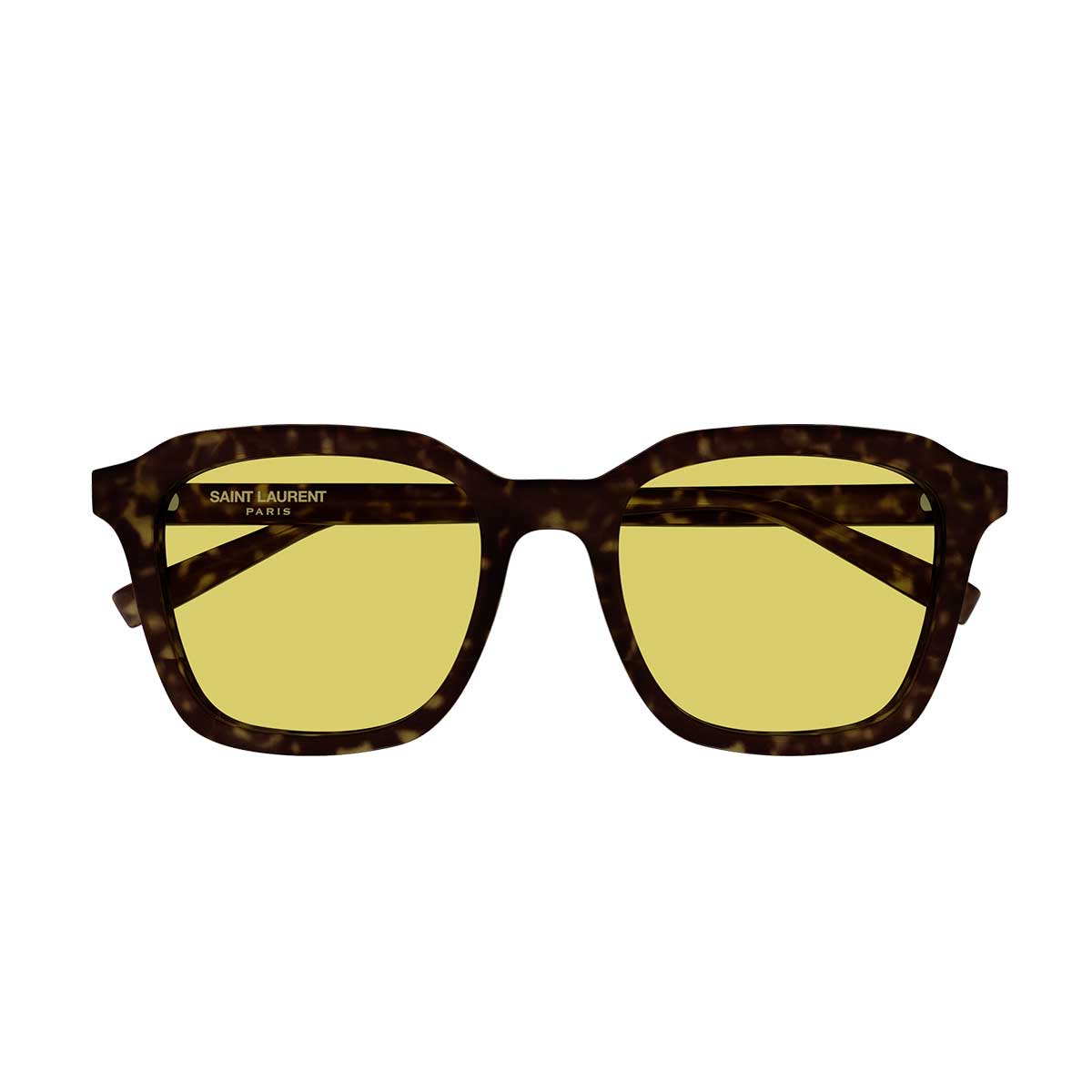 Saint Laurent Occhiali da Sole SL 457 009 Marrone/Giallo Uomo