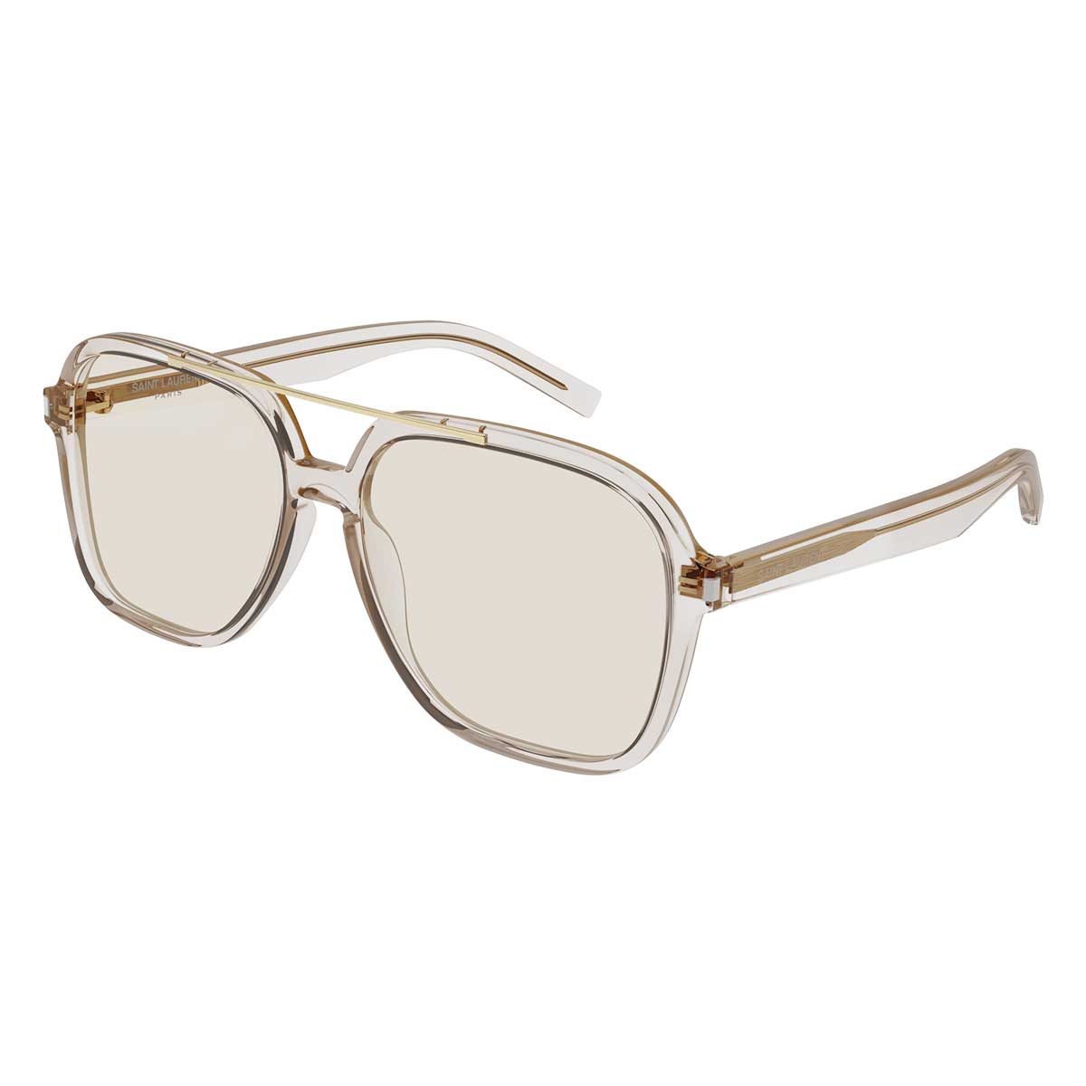 Saint Laurent Occhiali da Sole SL 545 002 Beige/Giallo Donna