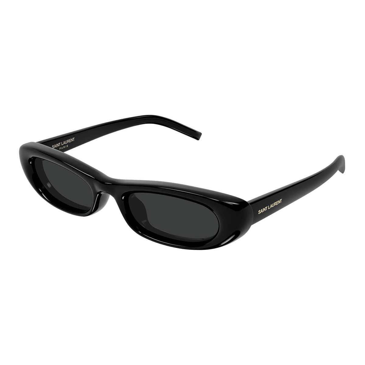 Saint Laurent Occhiali da Sole SL 557 SHADE PLUMP 001 Nero/Nero Donna 2