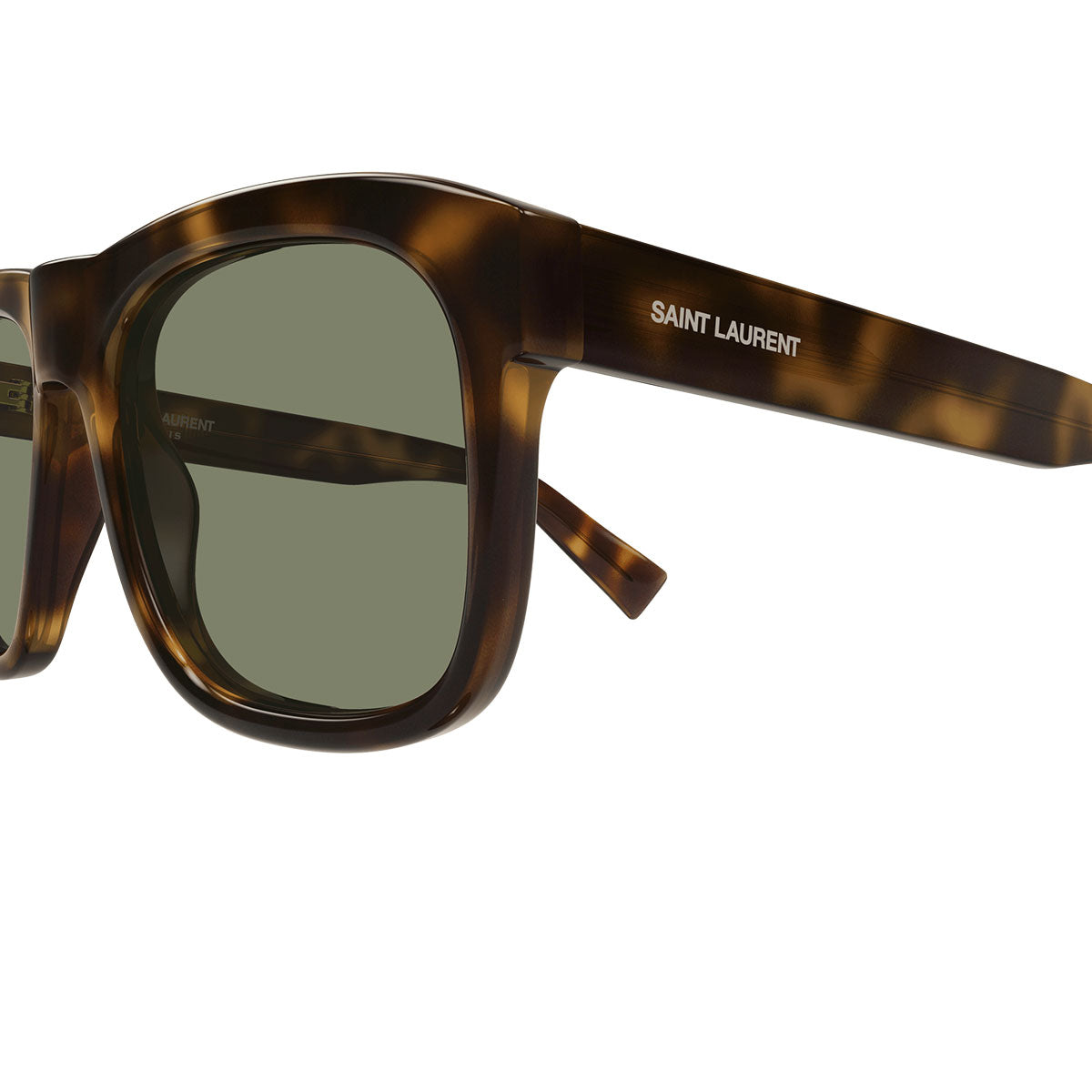 Saint Laurent Occhiali da Sole SL 558 011 Marrone/Verde Uomo