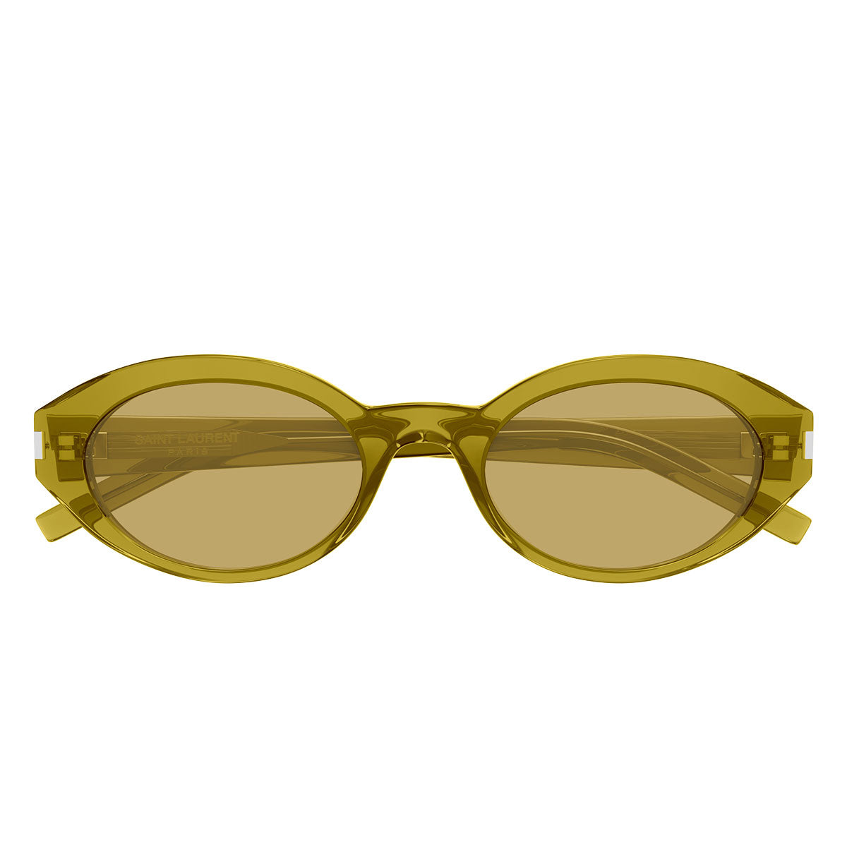 Saint Laurent Occhiali da Sole SL 567 004 Verde/Marrone Unisex
