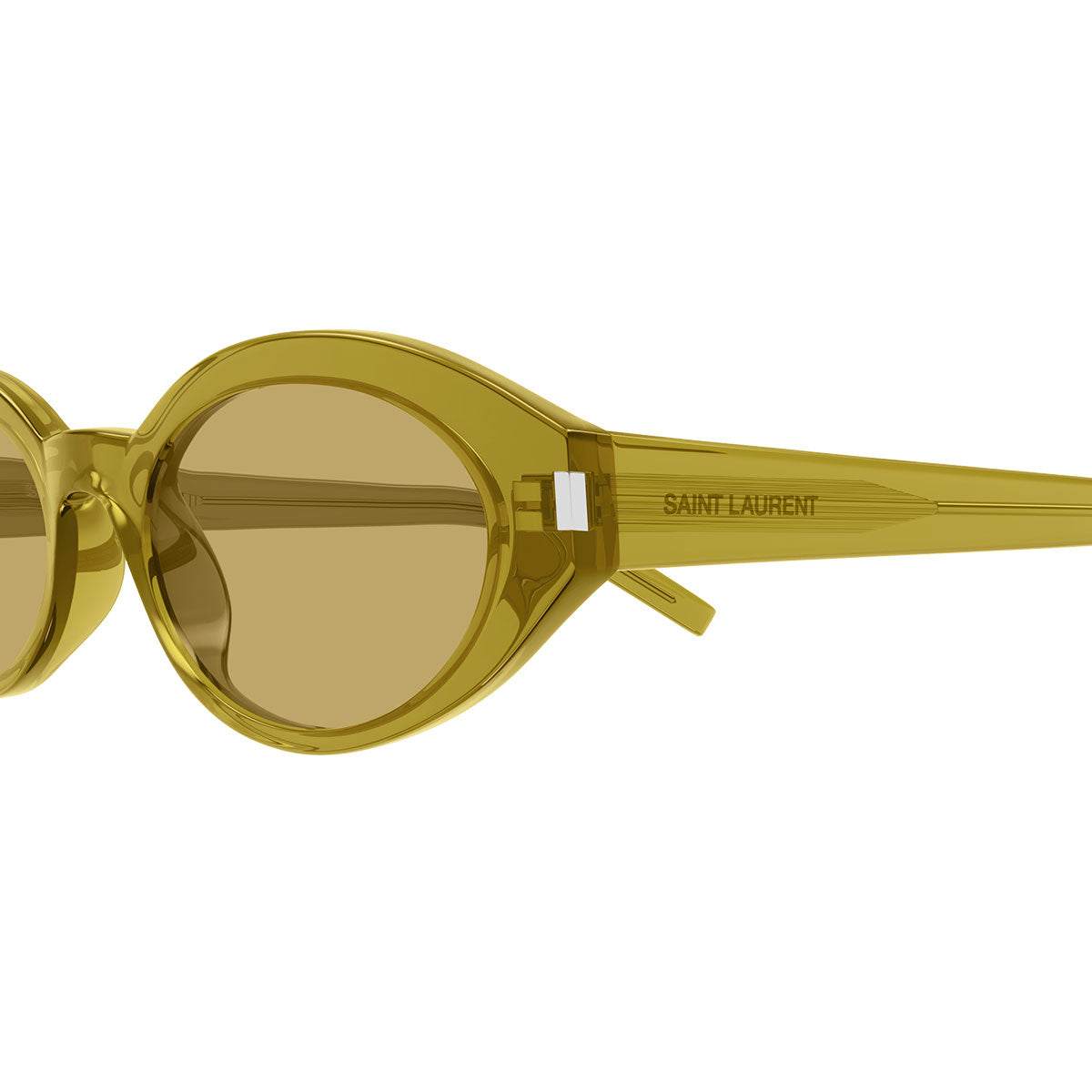 Saint Laurent Occhiali da Sole SL 567 004 Verde/Marrone Unisex