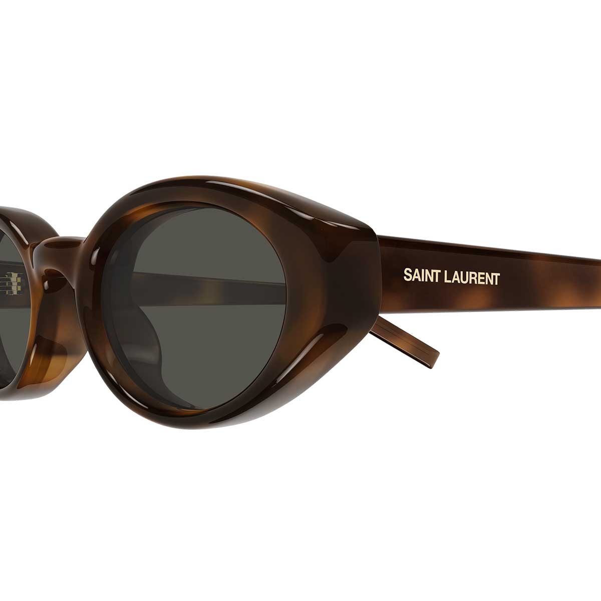 Saint Laurent Occhiali da Sole SL 567 PLUMP 002 Marrone/Grigio Donna 3