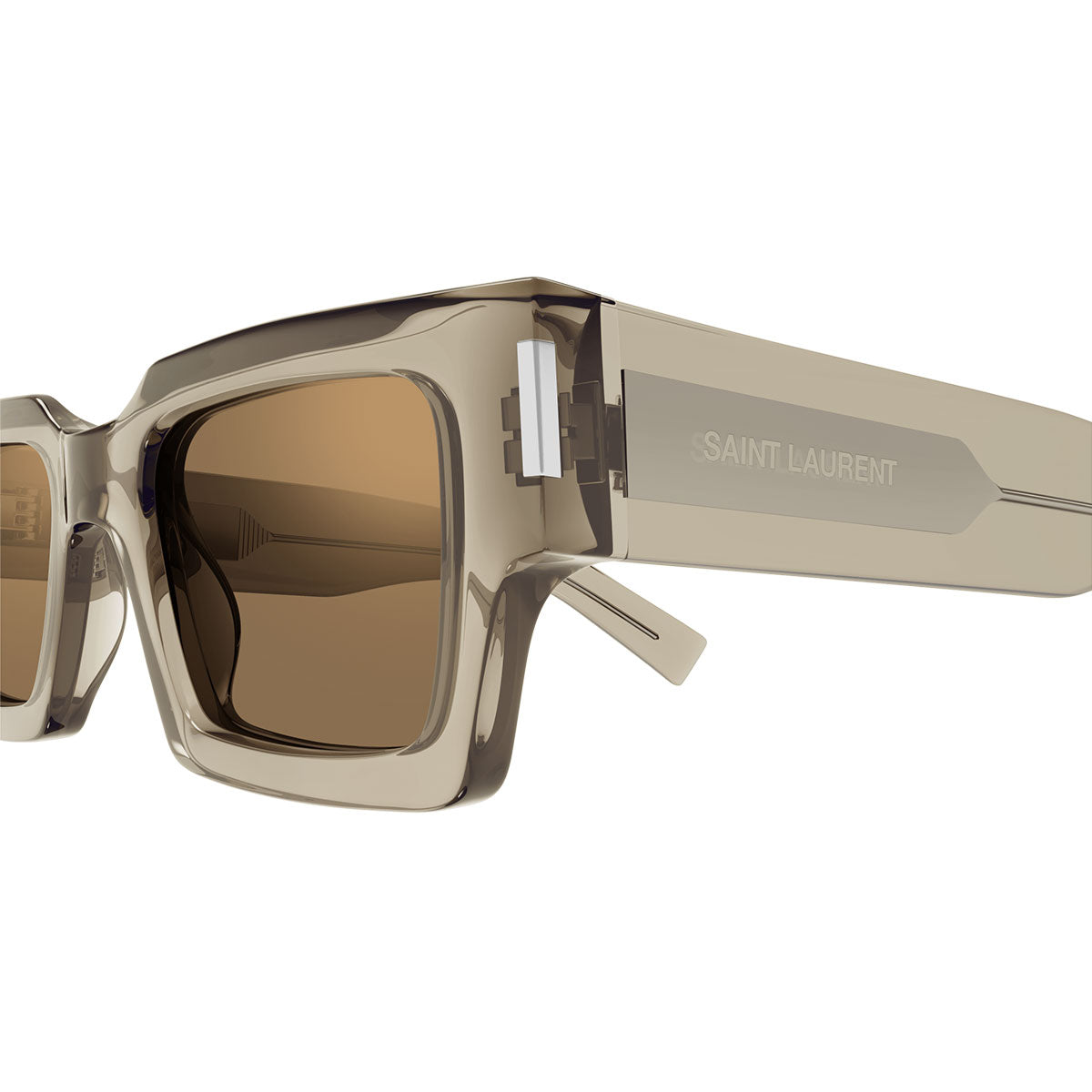 Saint Laurent Occhiali da Sole SL 572 006 Giallo/Marrone Unisex