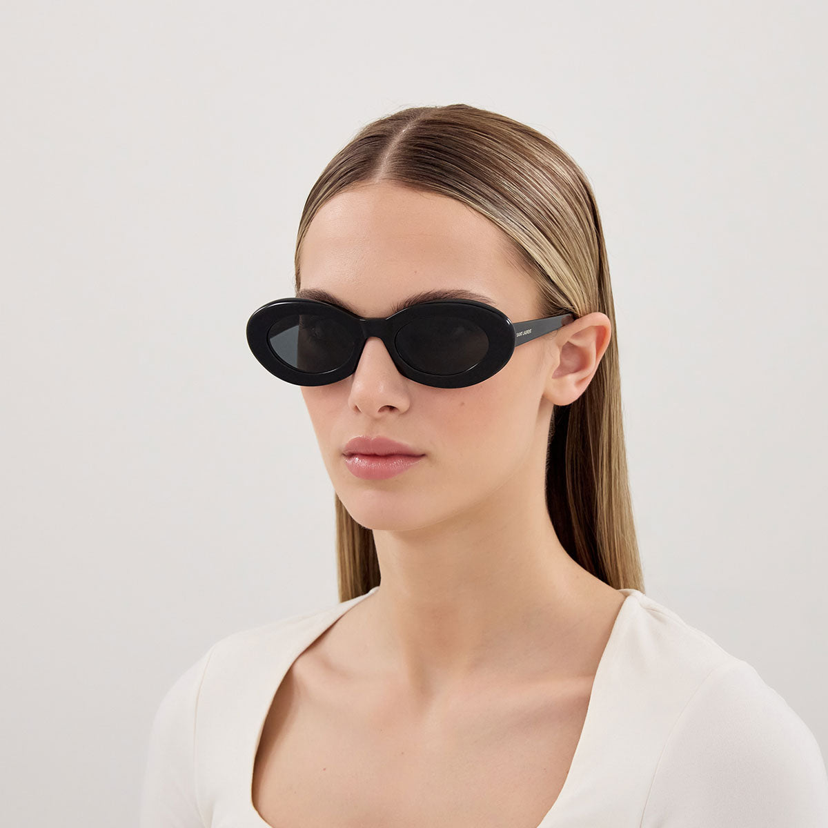 Saint Laurent Occhiali da Sole SL 594 008 Nero/Nero Donna