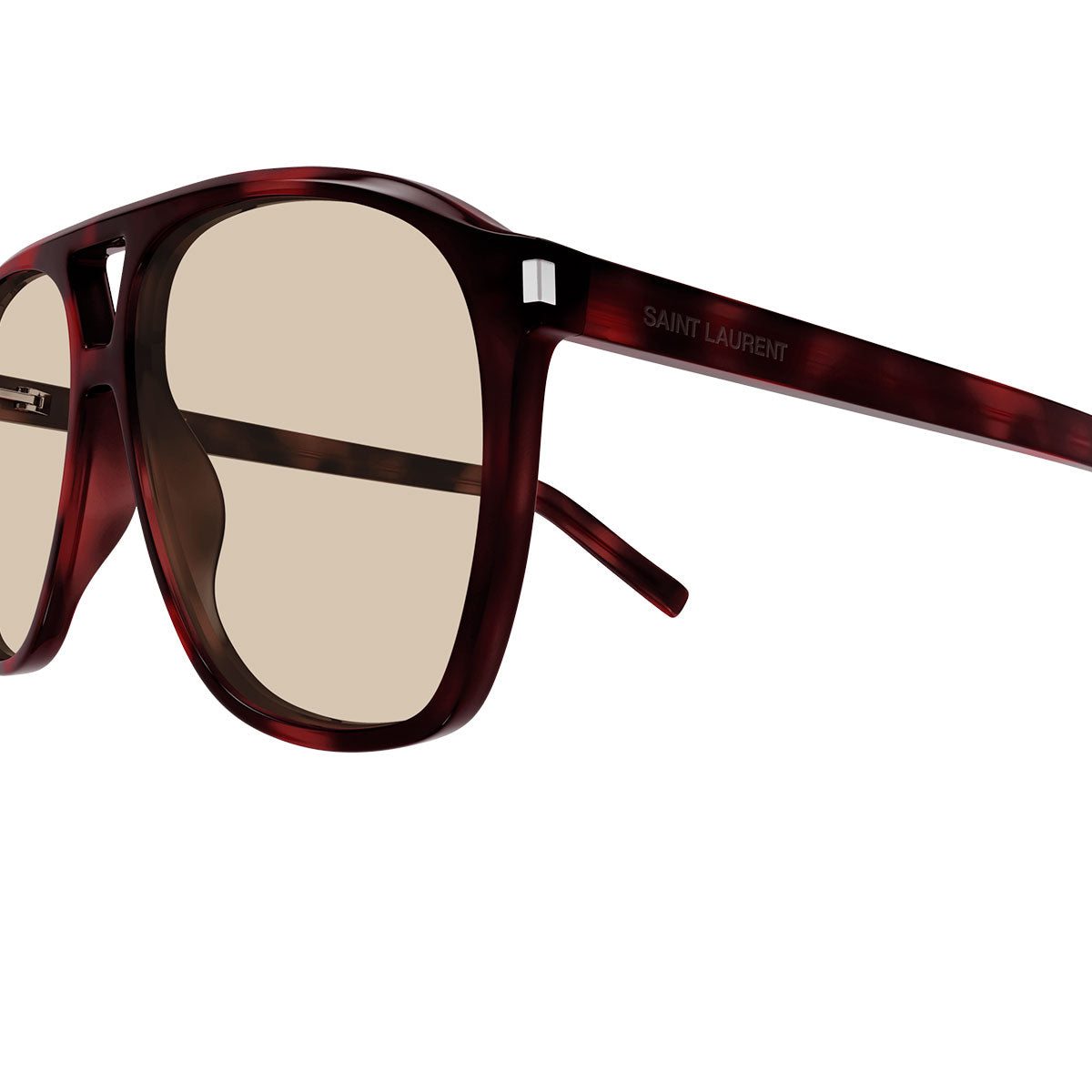 Saint Laurent Occhiali da Sole SL 596 DUNE 003 Marrone/Marrone Sfumato Donna