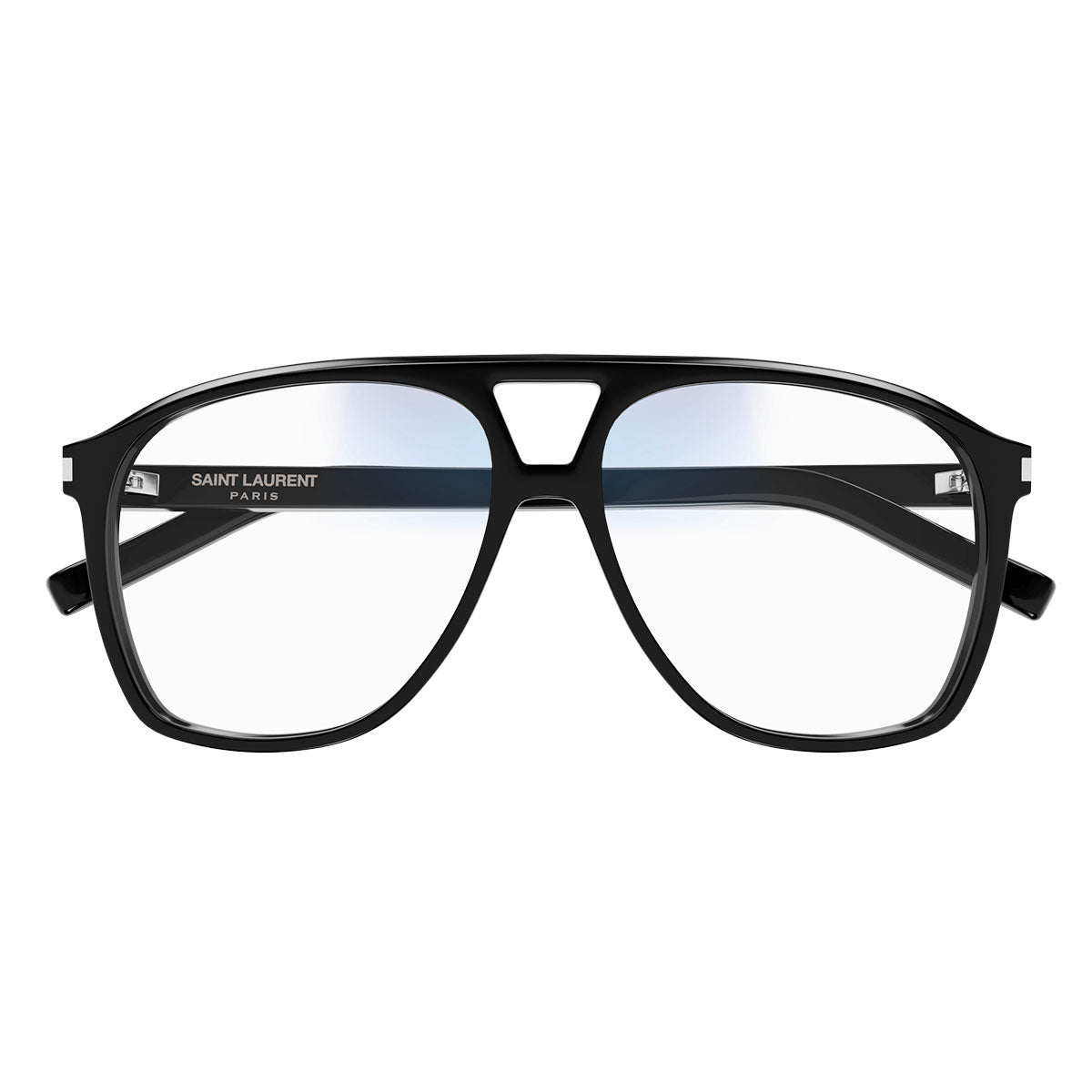 Saint Laurent Occhiali da Sole SL 596 DUNE 007 Nero/Trasparente Donna Fotocromatici