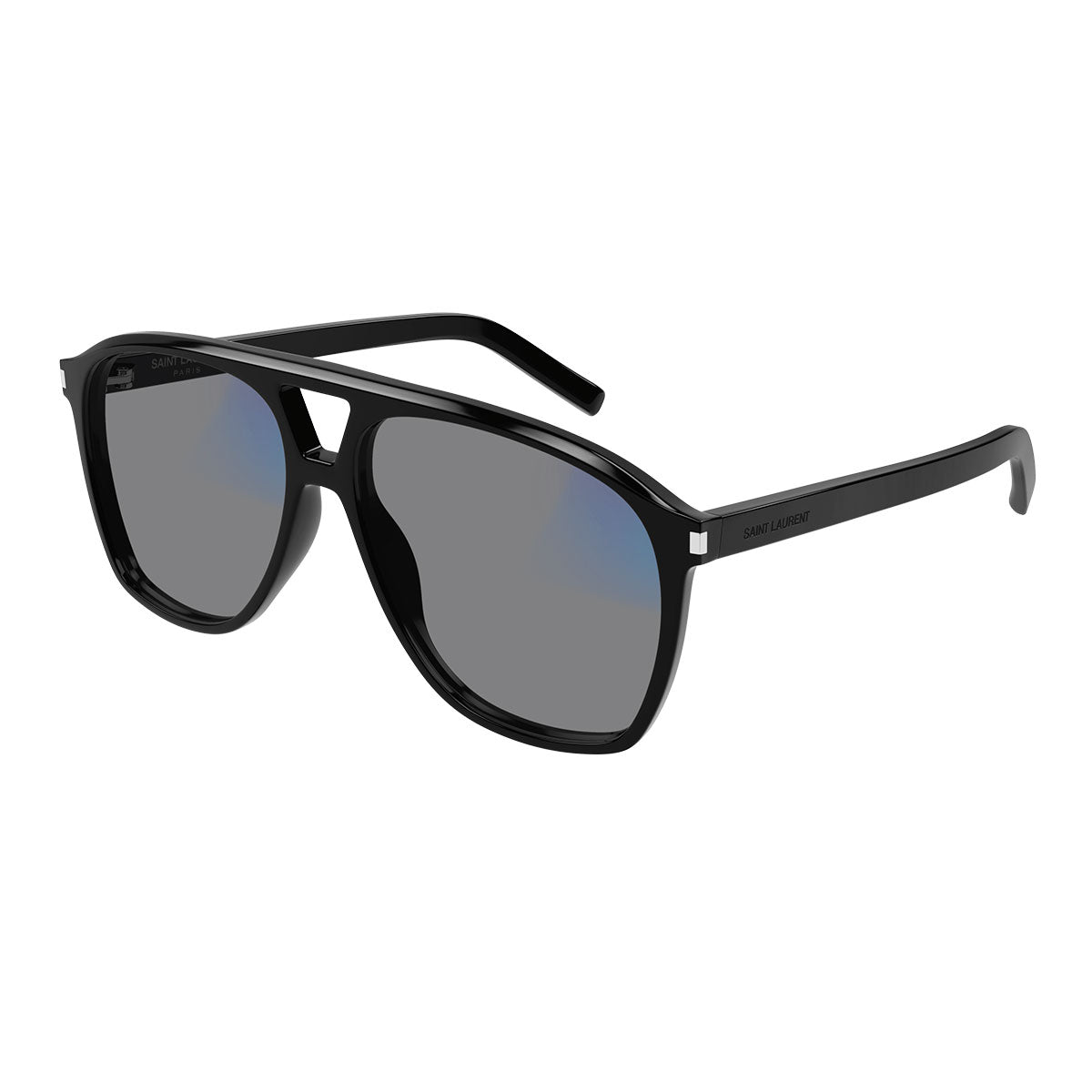 Saint Laurent Occhiali da Sole SL 596 DUNE 007 Nero/Trasparente Donna Fotocromatici