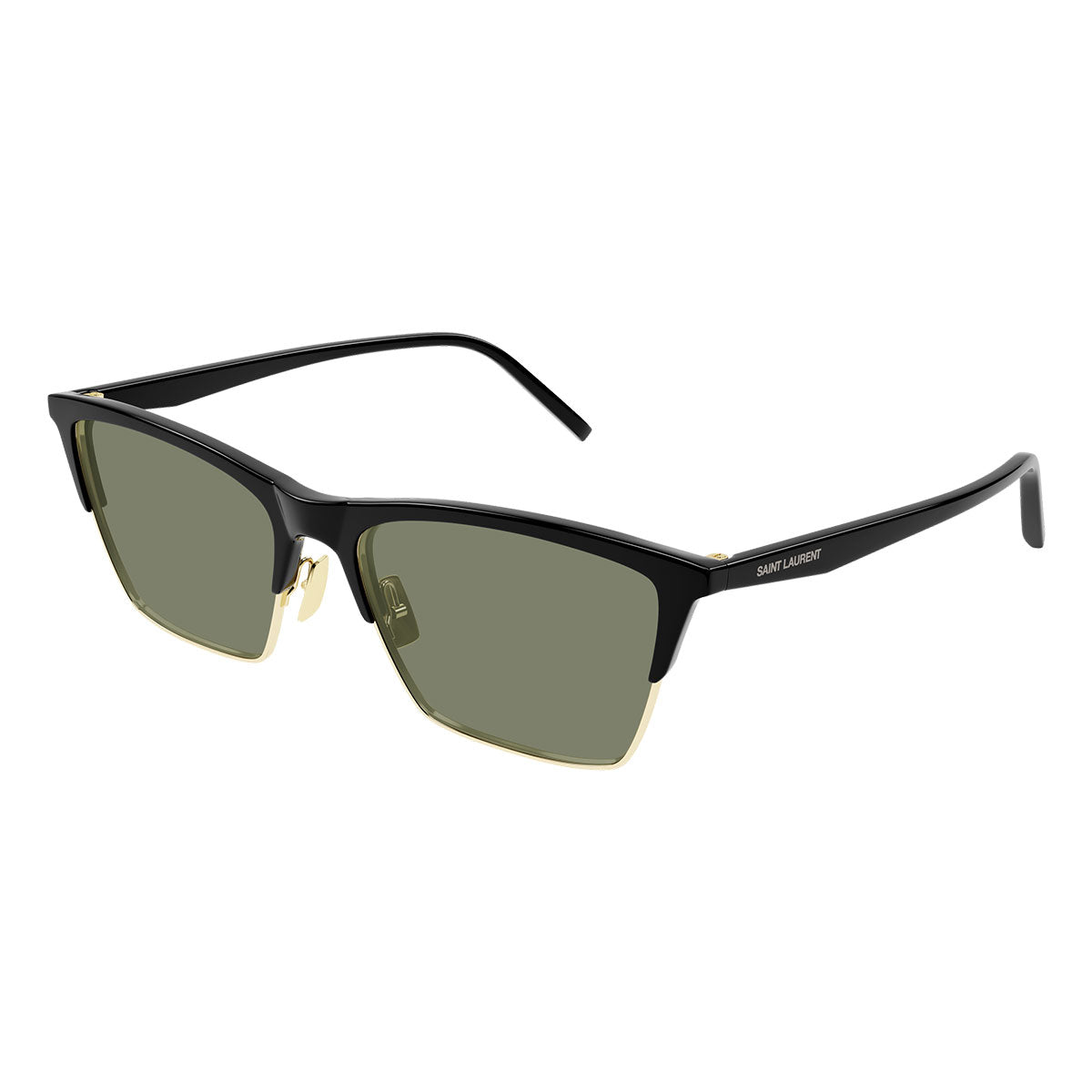 Saint Laurent Occhiali da Sole SL 767 001 Nero/Verde Donna