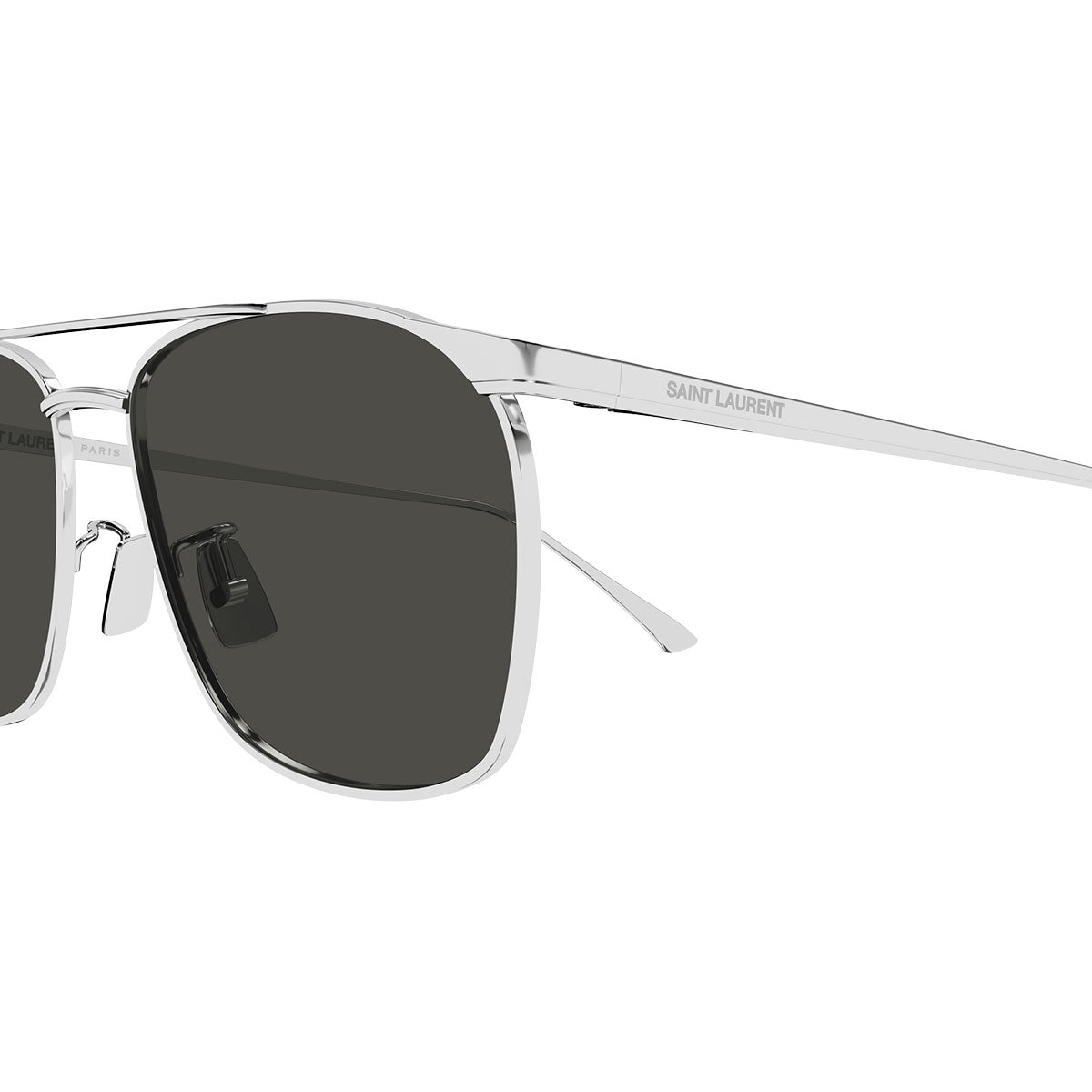 Saint Laurent Occhiali da Sole SL 796 VINCENT 002 Argento/Grigio Uomo