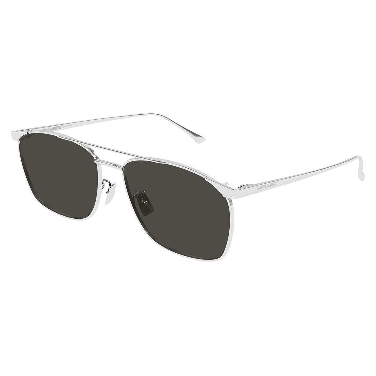 Saint Laurent Occhiali da Sole SL 796 VINCENT 002 Argento/Grigio Uomo