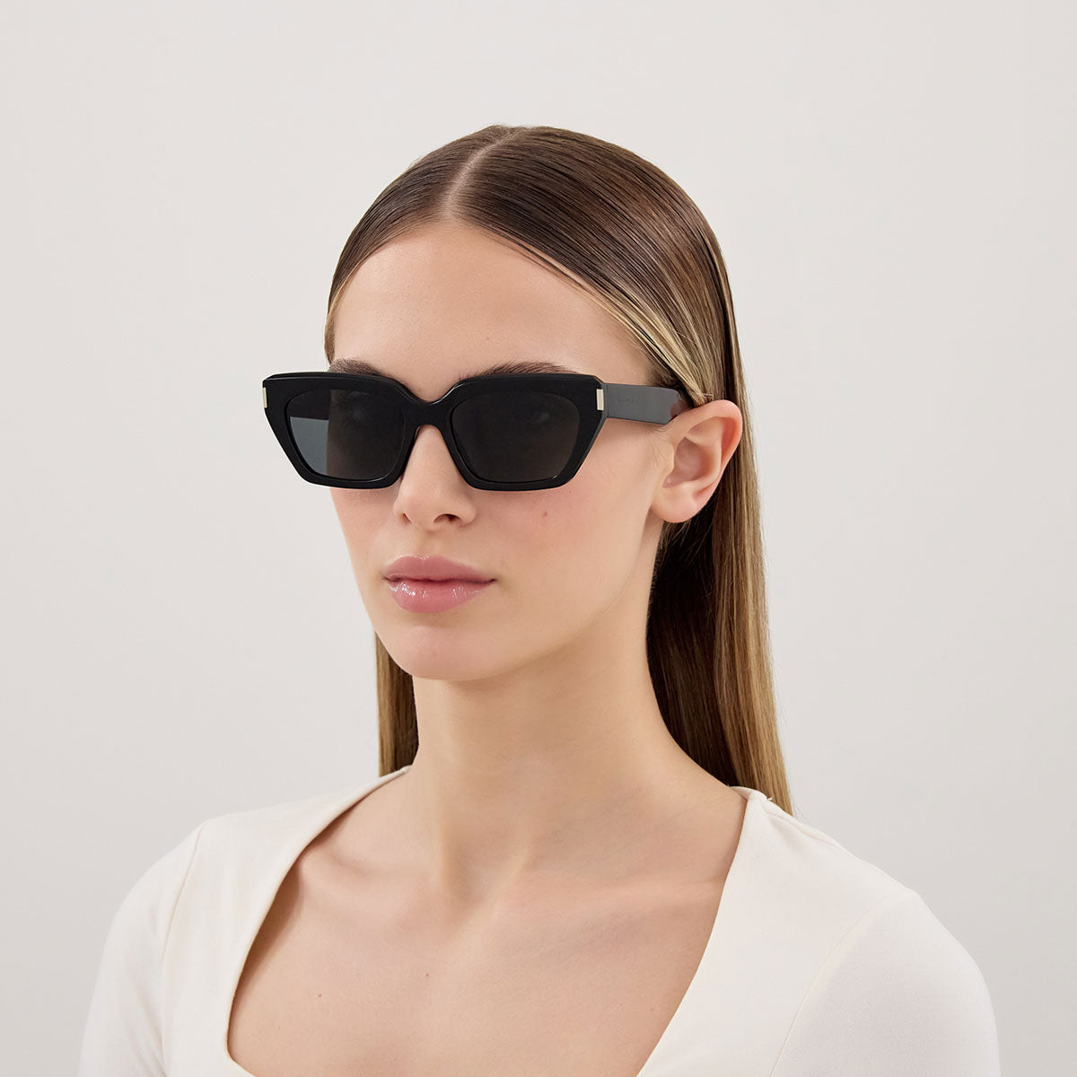 Saint Laurent Occhiali da Sole SL 826 PAGE 001 Nero/Nero Donna