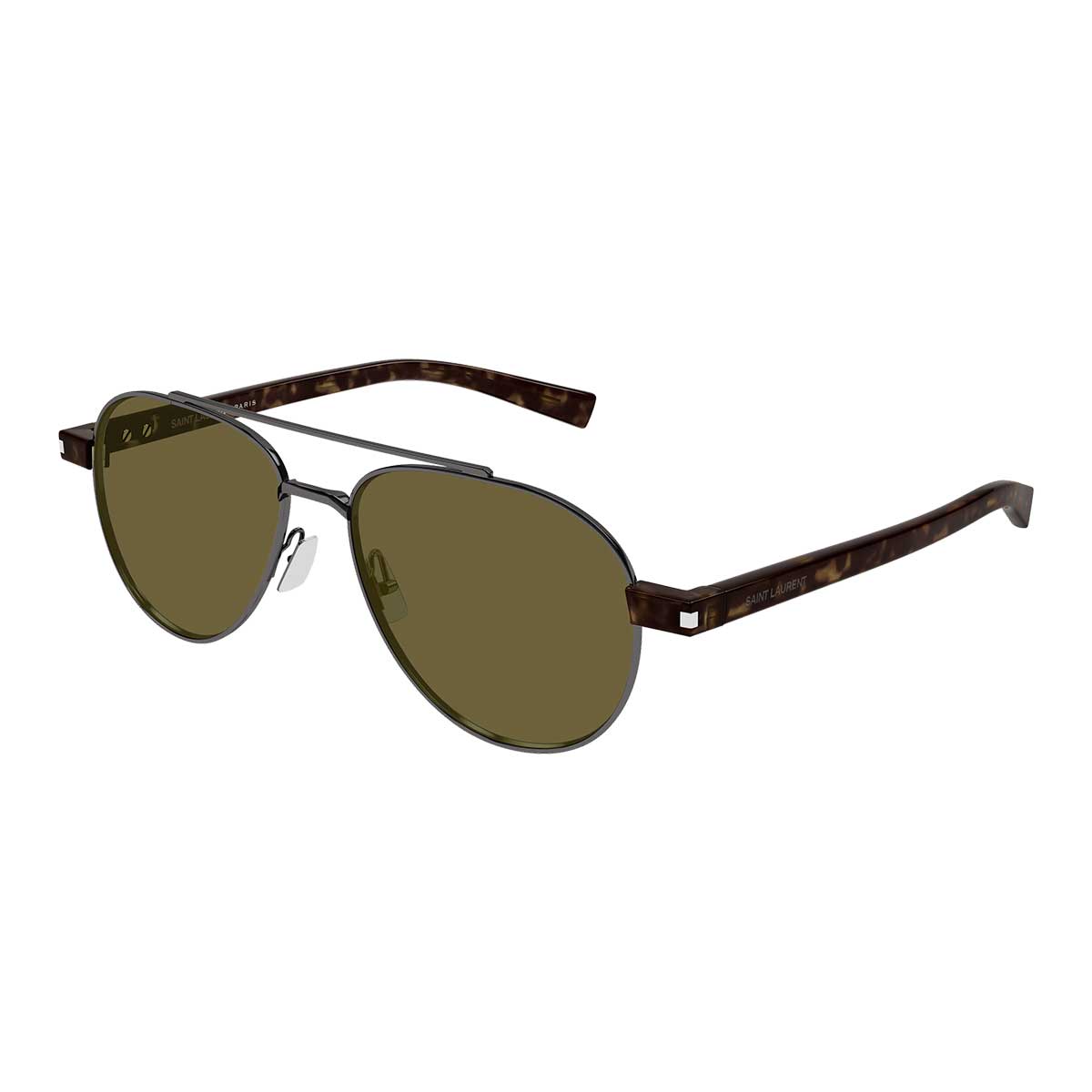 Saint Laurent Occhiali da Sole SL 843 004 RutenioMarrone/Marrone Uomo 2