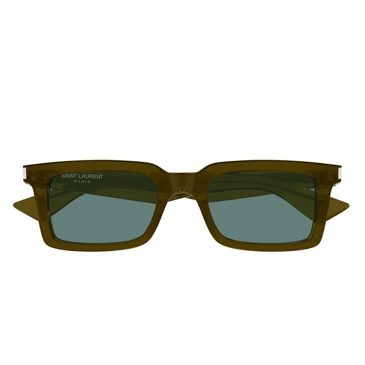 Saint Laurent Occhiali da Sole SL 860 004 Marrone/Verde Uomo