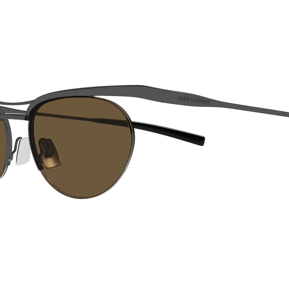 Saint Laurent Occhiali da Sole SL 862 003 Rutenio/Marrone Unisex