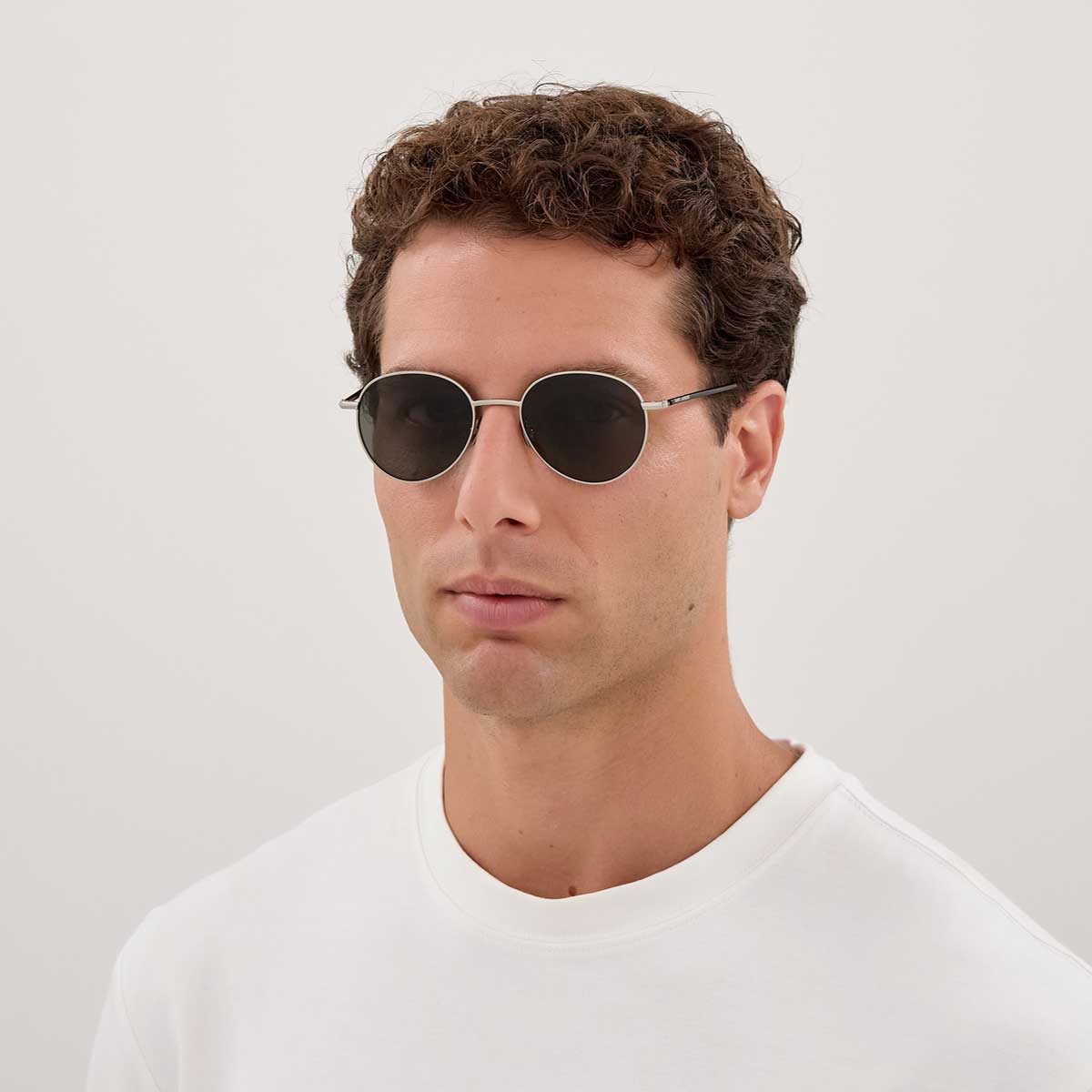 Saint Laurent Occhiali da Sole SL 865 002 ArgentoNero/Grigio Uomo