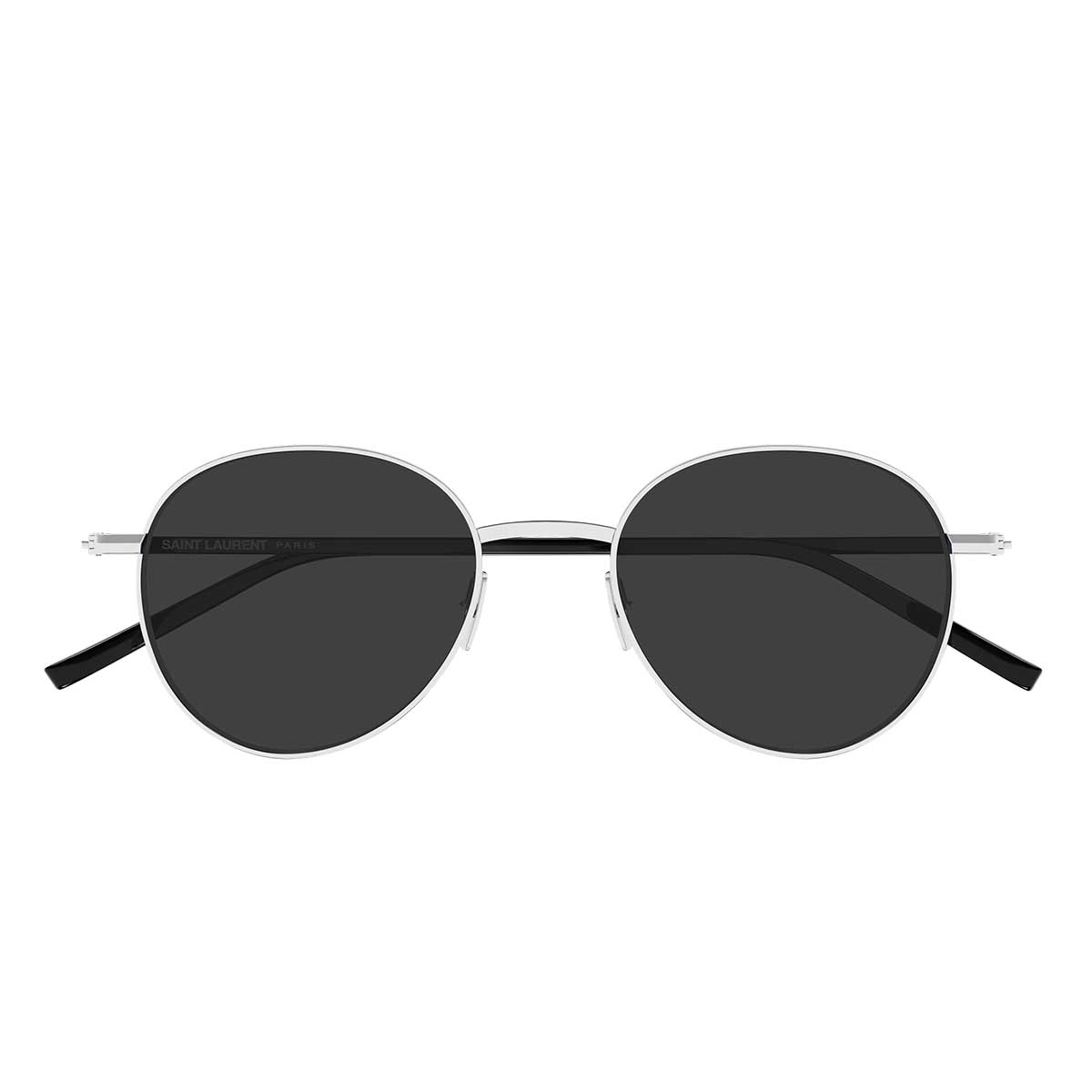 Saint Laurent Occhiali da Sole SL 865 002 ArgentoNero/Grigio Uomo