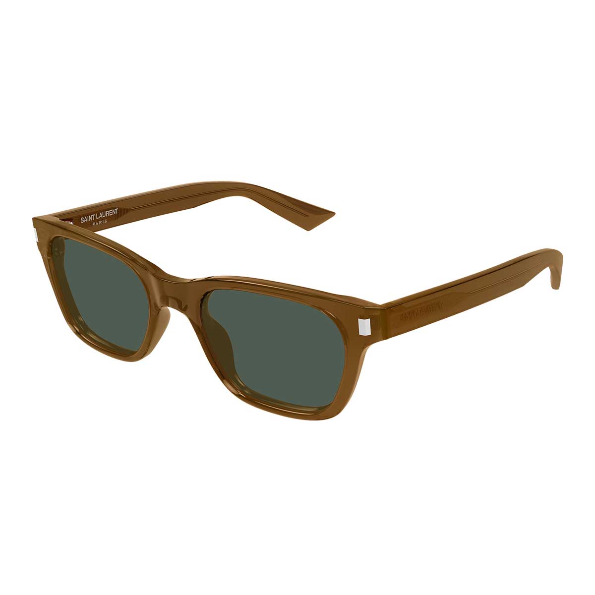 Saint Laurent Occhiali da Sole SL 874 005 Marrone/Verde Uomo 2