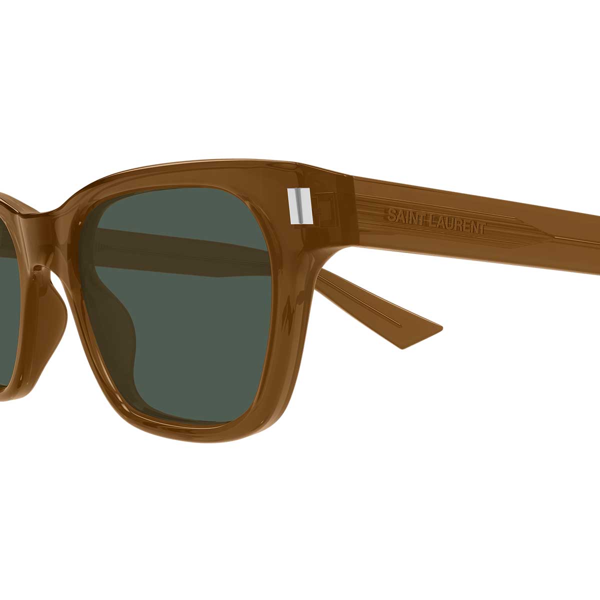 Saint Laurent Occhiali da Sole SL 874 005 Marrone/Verde Uomo 3
