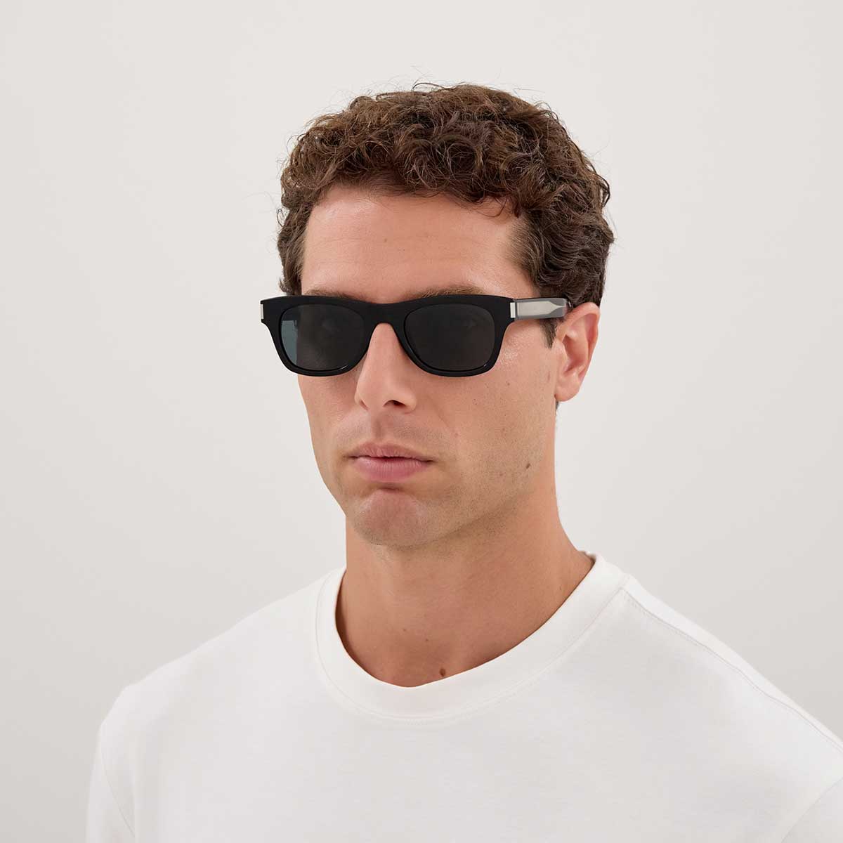 Saint Laurent Occhiali da Sole SL 877 001 NeroCristallo/Nero Uomo 4
