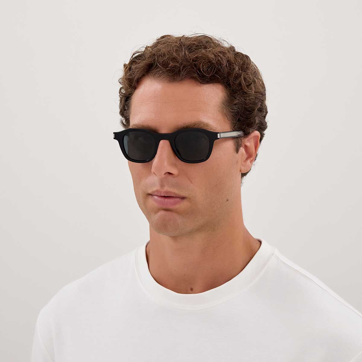 Saint Laurent Occhiali da Sole SL 880 001 NeroCristallo/Nero Uomo 4