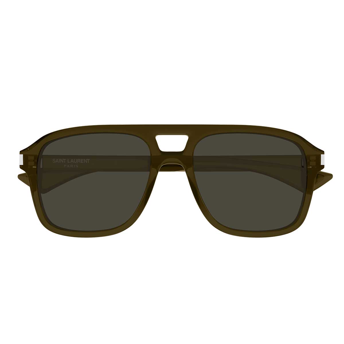 Saint Laurent Occhiali da Sole SL 881 004 Marrone/Grigio Uomo