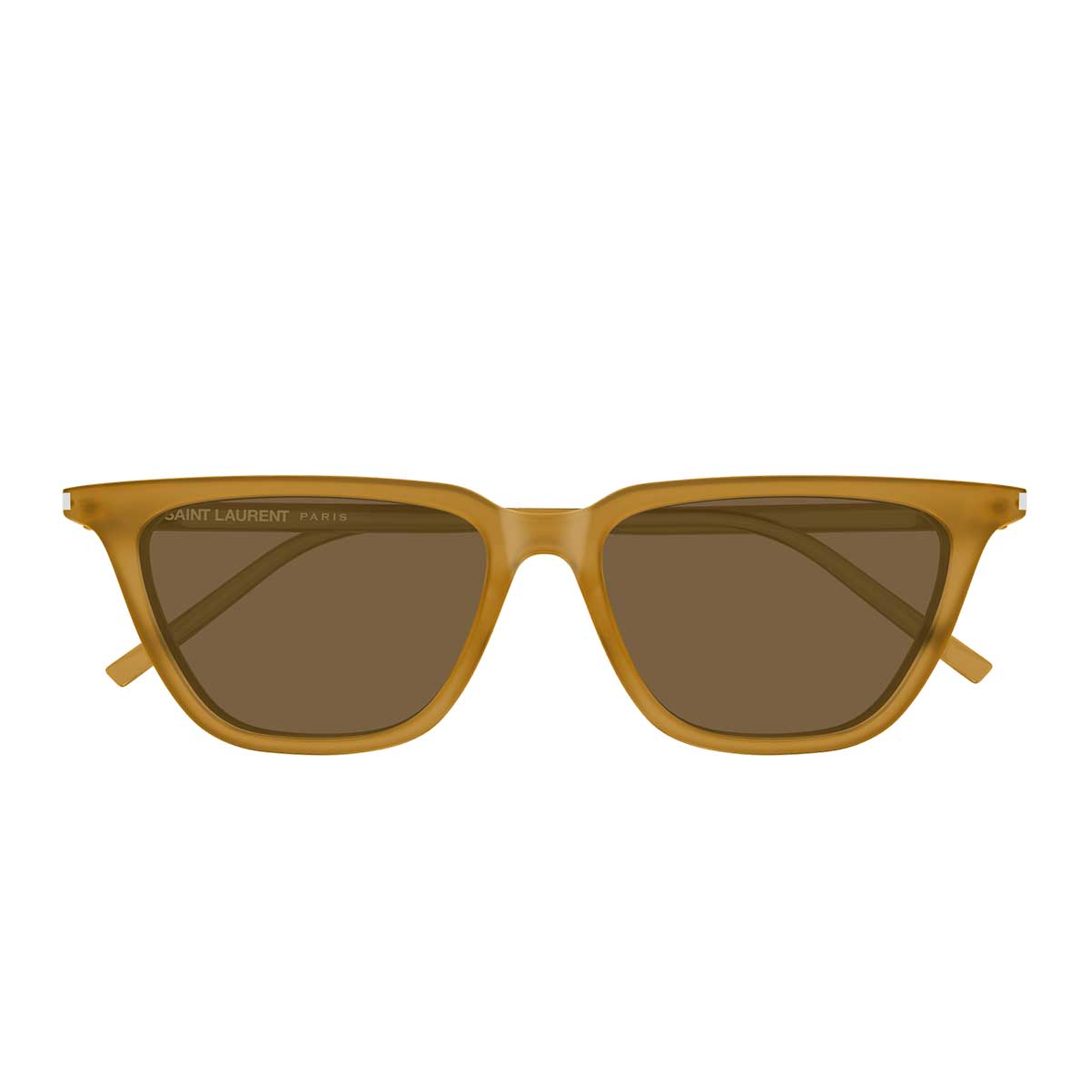 Saint Laurent Occhiali da Sole SL 889 SULPICE THIN 004 Giallo/Marrone Donna