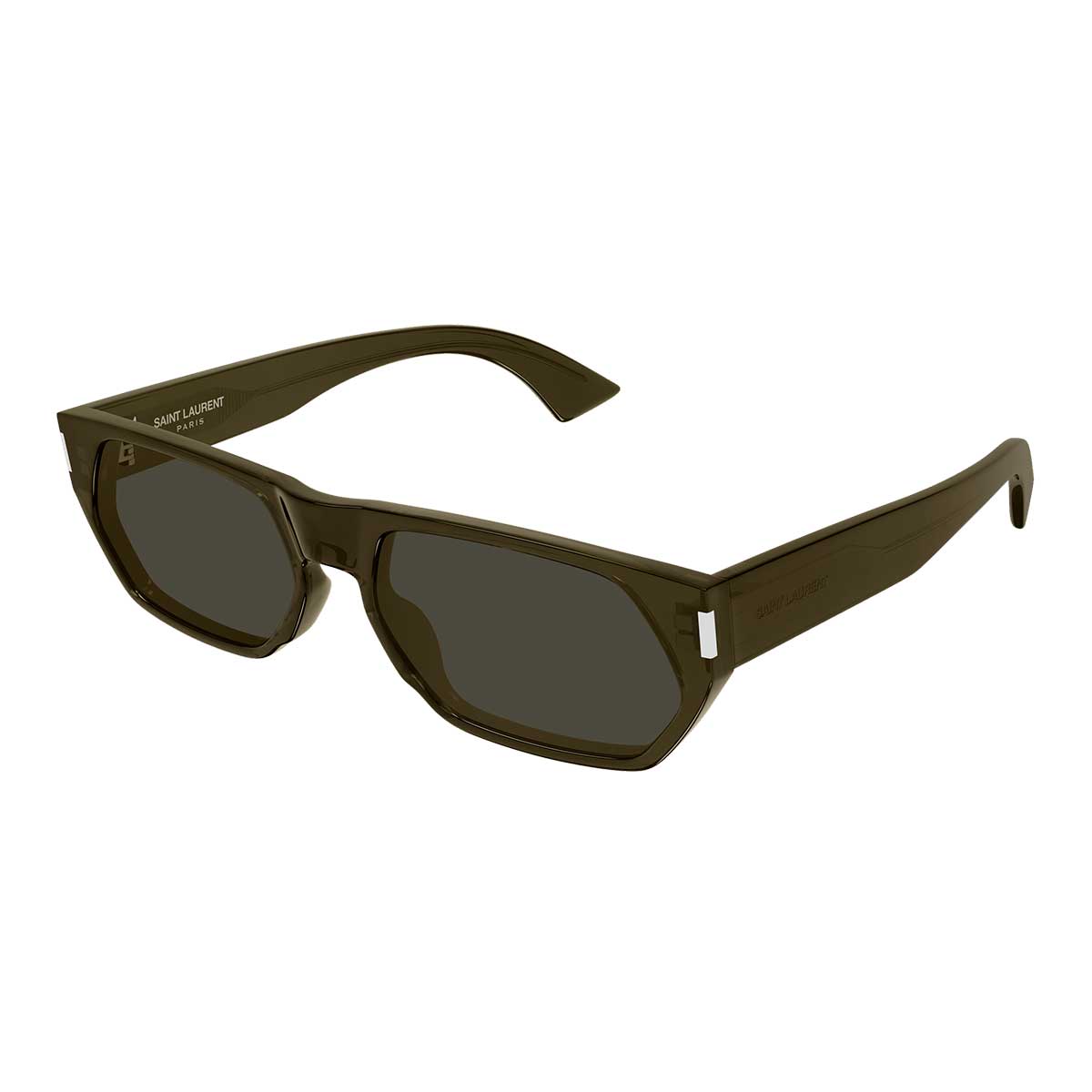 Saint Laurent Occhiali da Sole SL 898 004 Marrone/Grigio Uomo