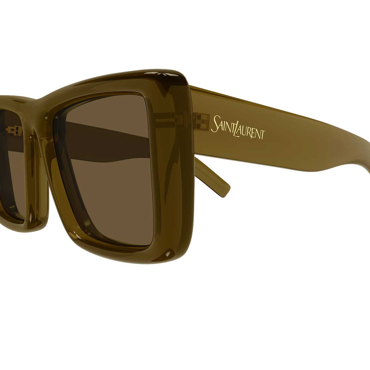 Saint Laurent Occhiali da Sole SL 900 HOWL 004 Marrone/Marrone Donna 3