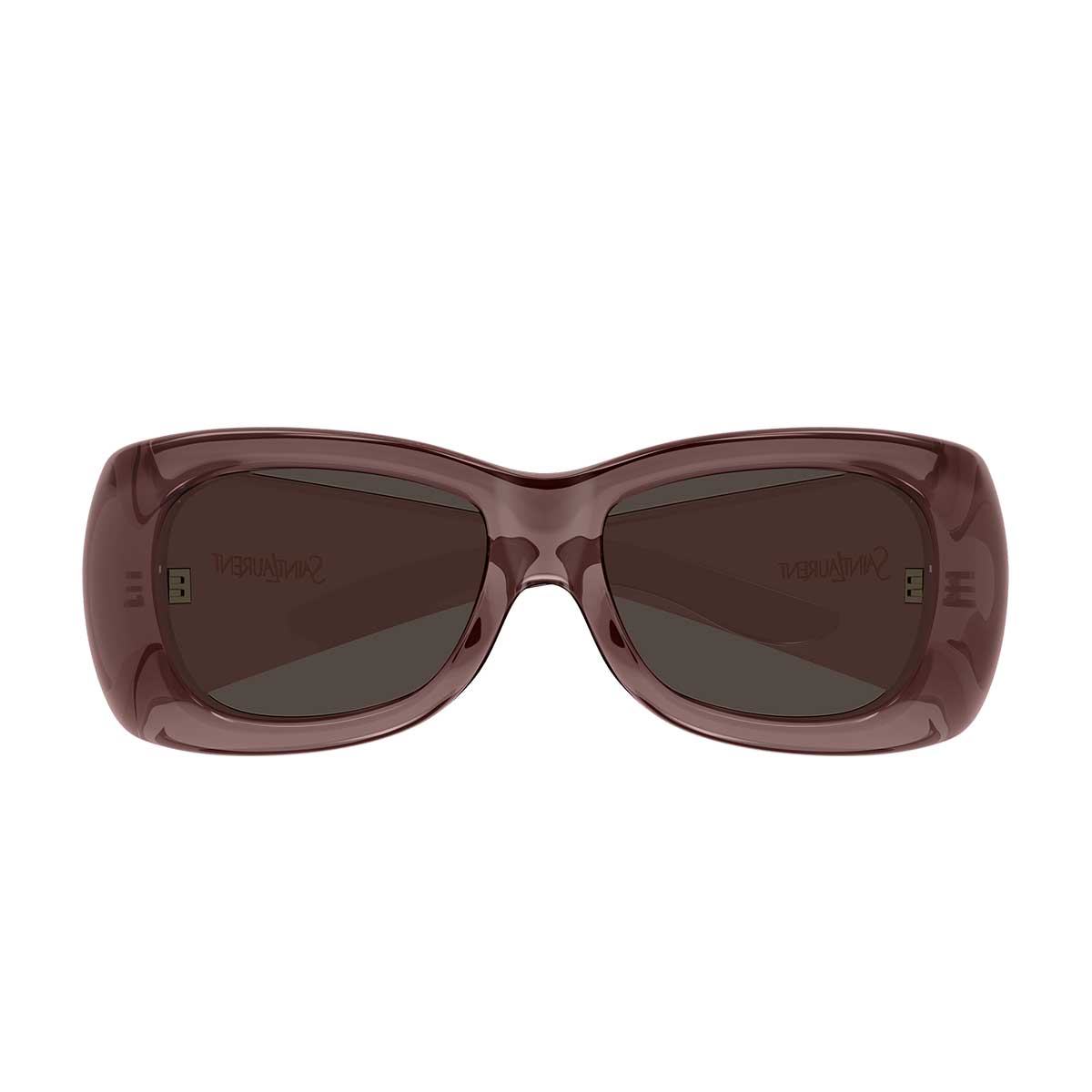 Saint Laurent Occhiali da Sole SL 901 HOWL 016 Rosso/Marrone Donna